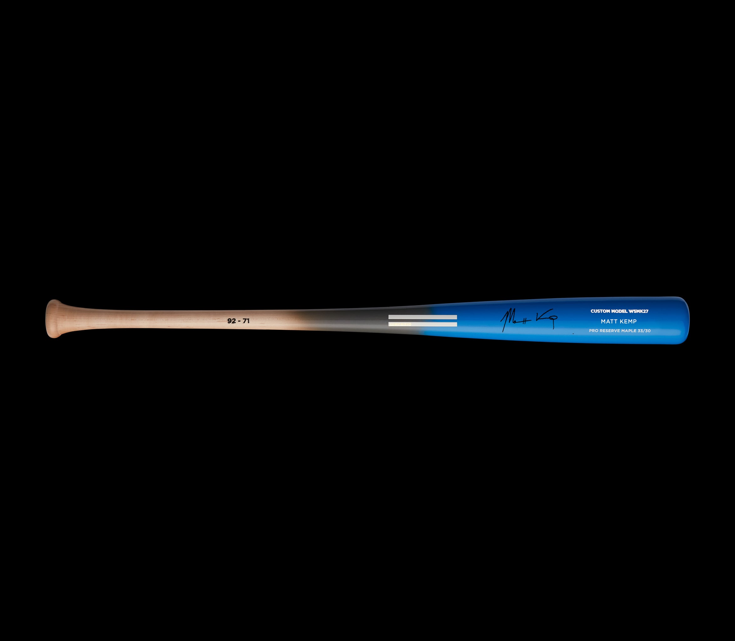 Matt Kemp Limited Edition Signed Collector's Bat