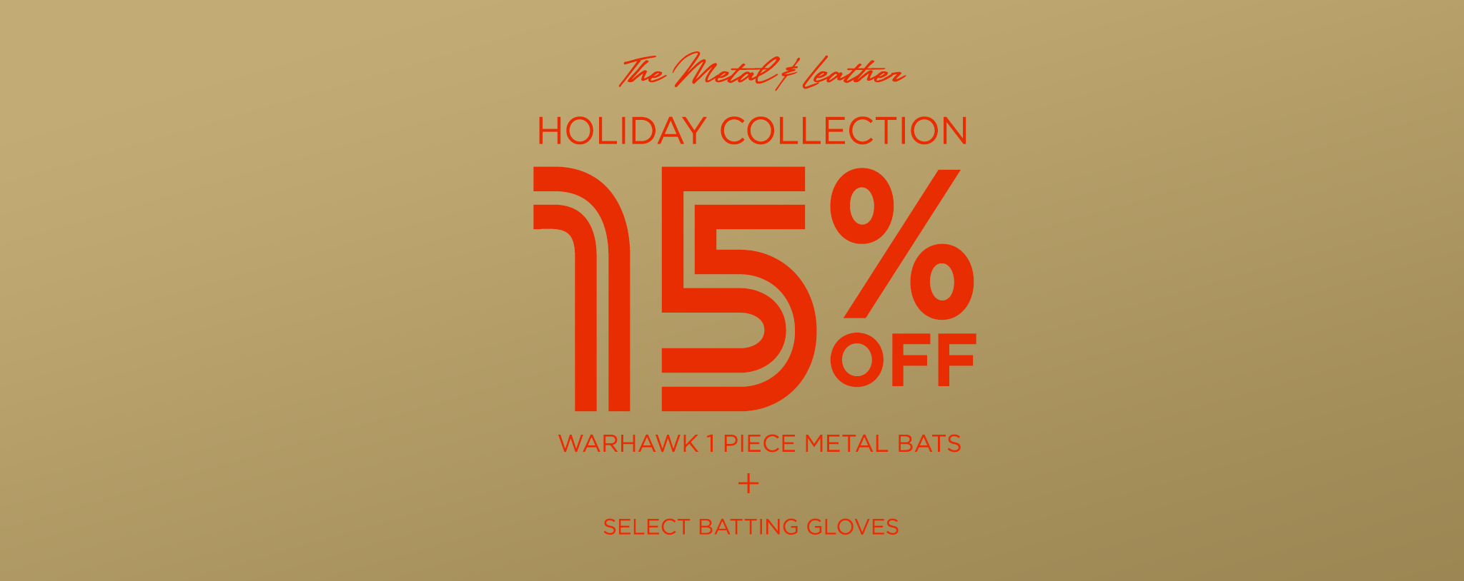 THE METAL & LEATHER HOLIDAY COLLECTION