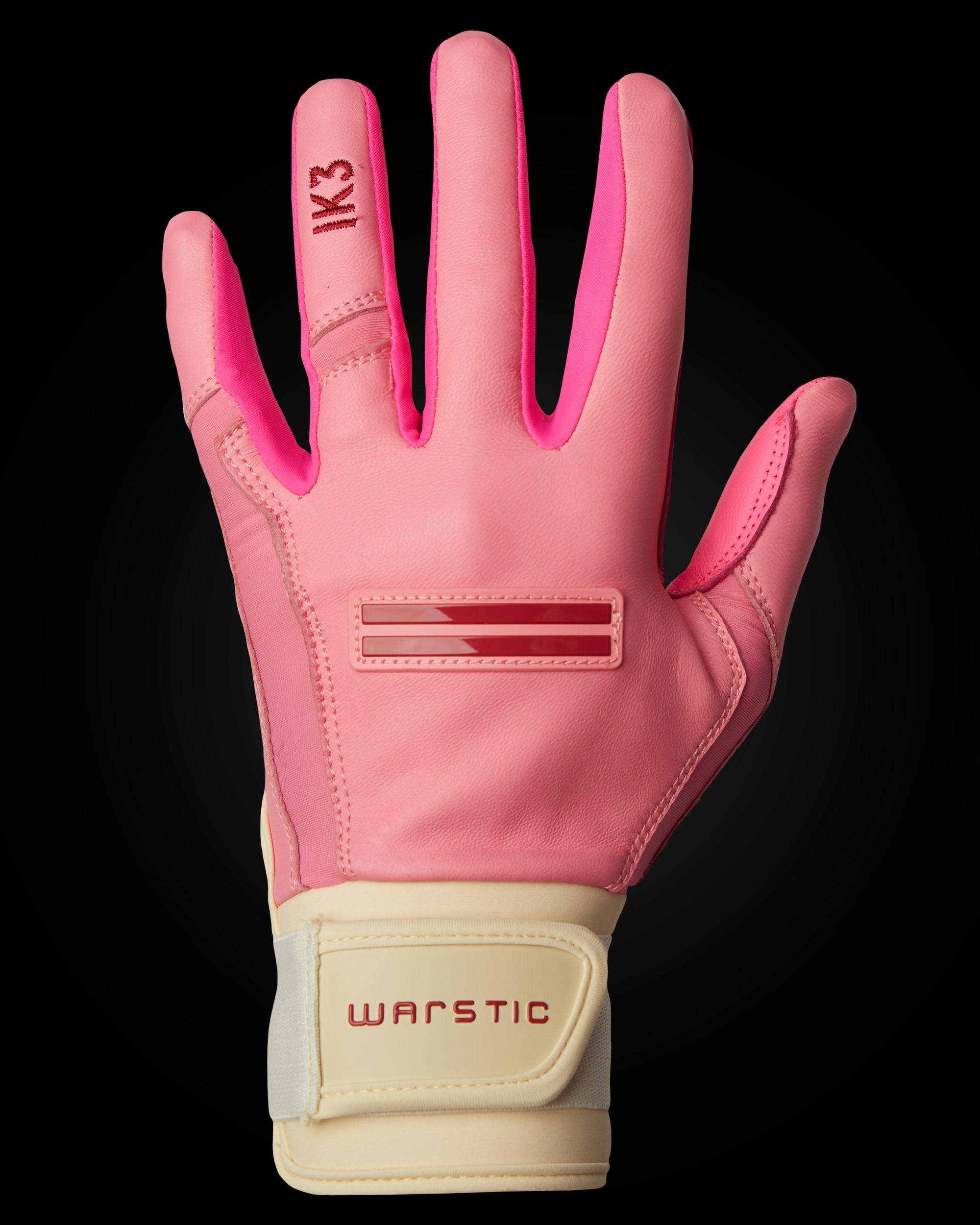 IK3 PRO CABRETTA LONG CUFF BATTING GLOVES "BATTLEROSA"