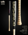 2026 BONESABER HYBRID BLACK COBRA EDITION USA METAL BASEBALL BAT -10 - Warstic