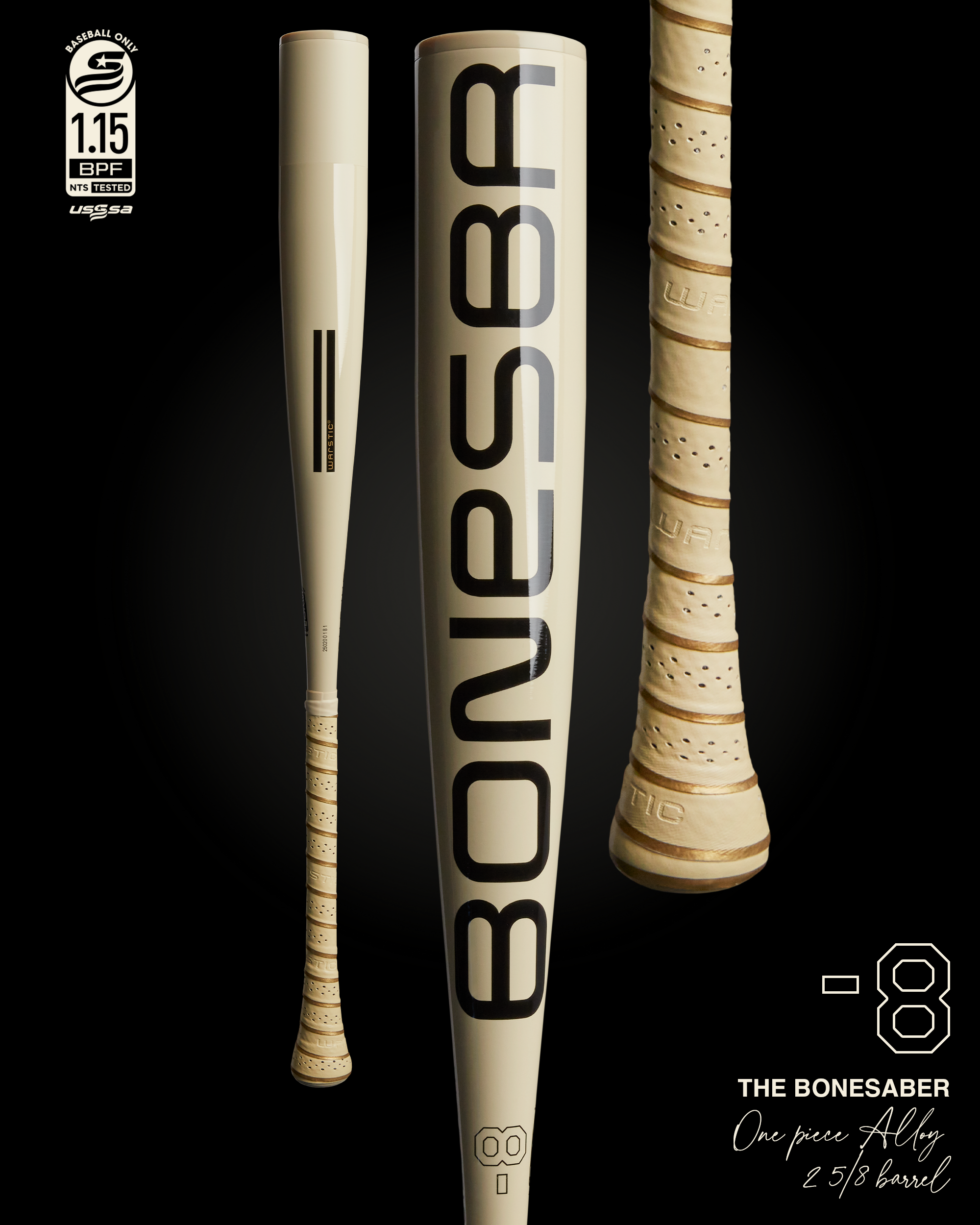BONESABER USSSA METAL BASEBALL BAT -8