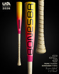 2026 BONESABER HYBRID TROPIC THUNDER USA METAL BASEBALL BAT -5 - Warstic