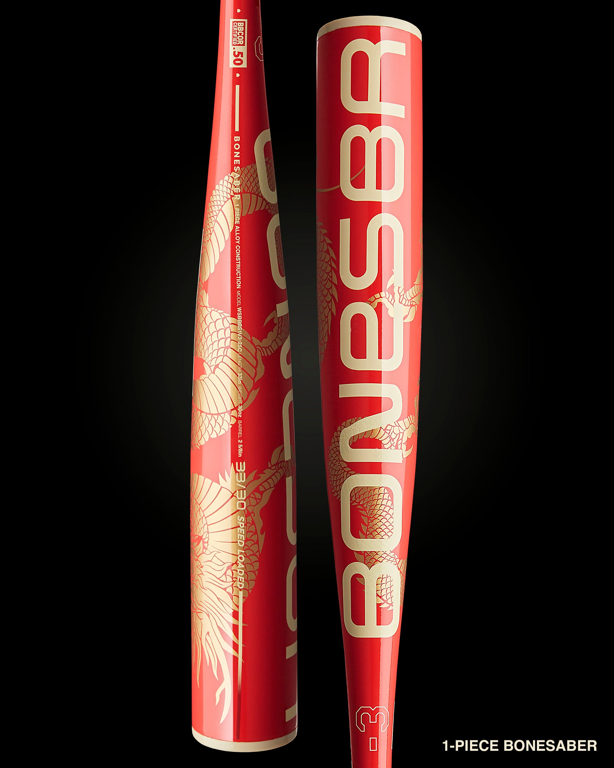 WARSTIC CUSTOMS "LUCKY DRAGON" EDITION METAL BAT
