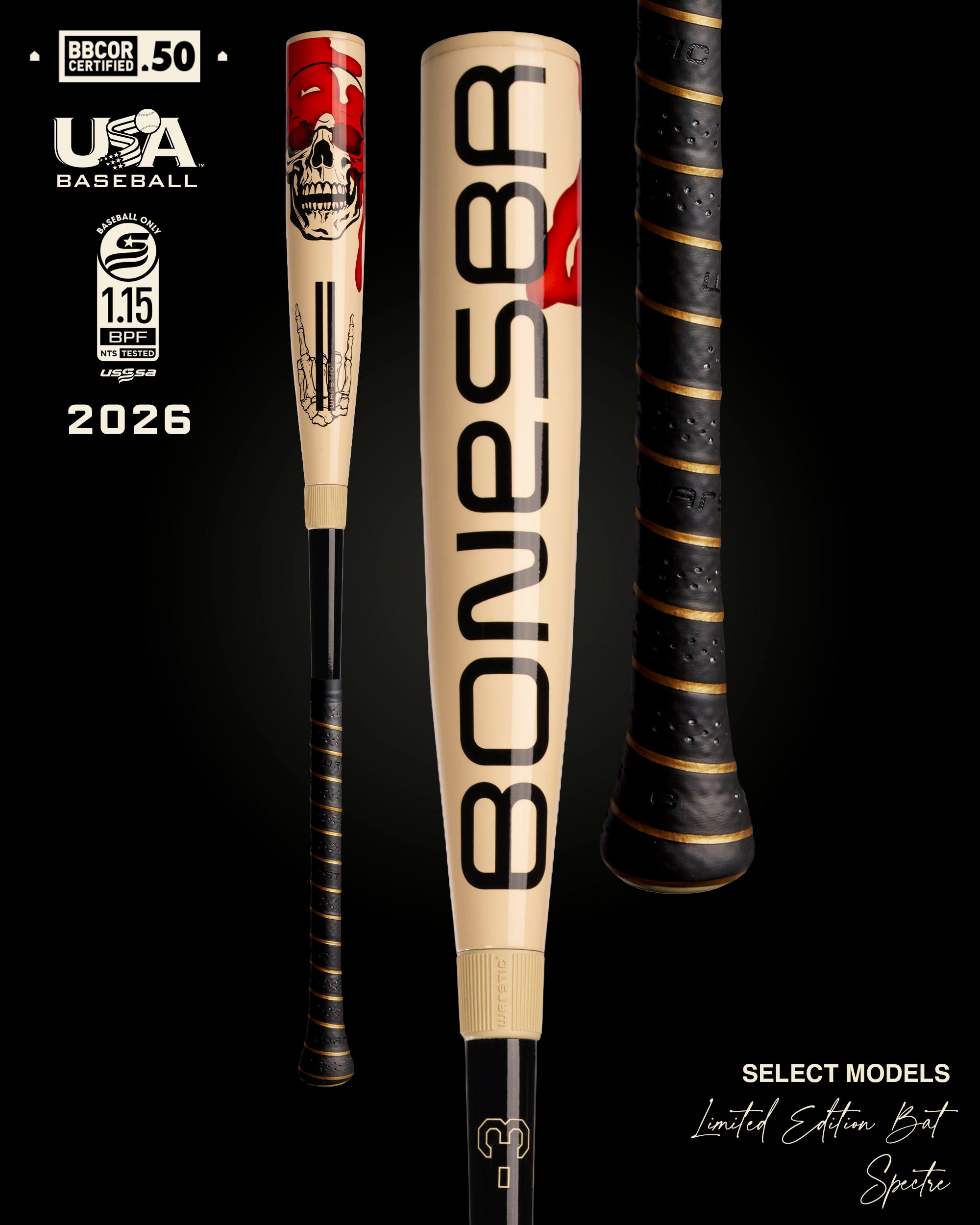 WARSTIC CUSTOMS "SPECTRE" EDITION METAL BAT