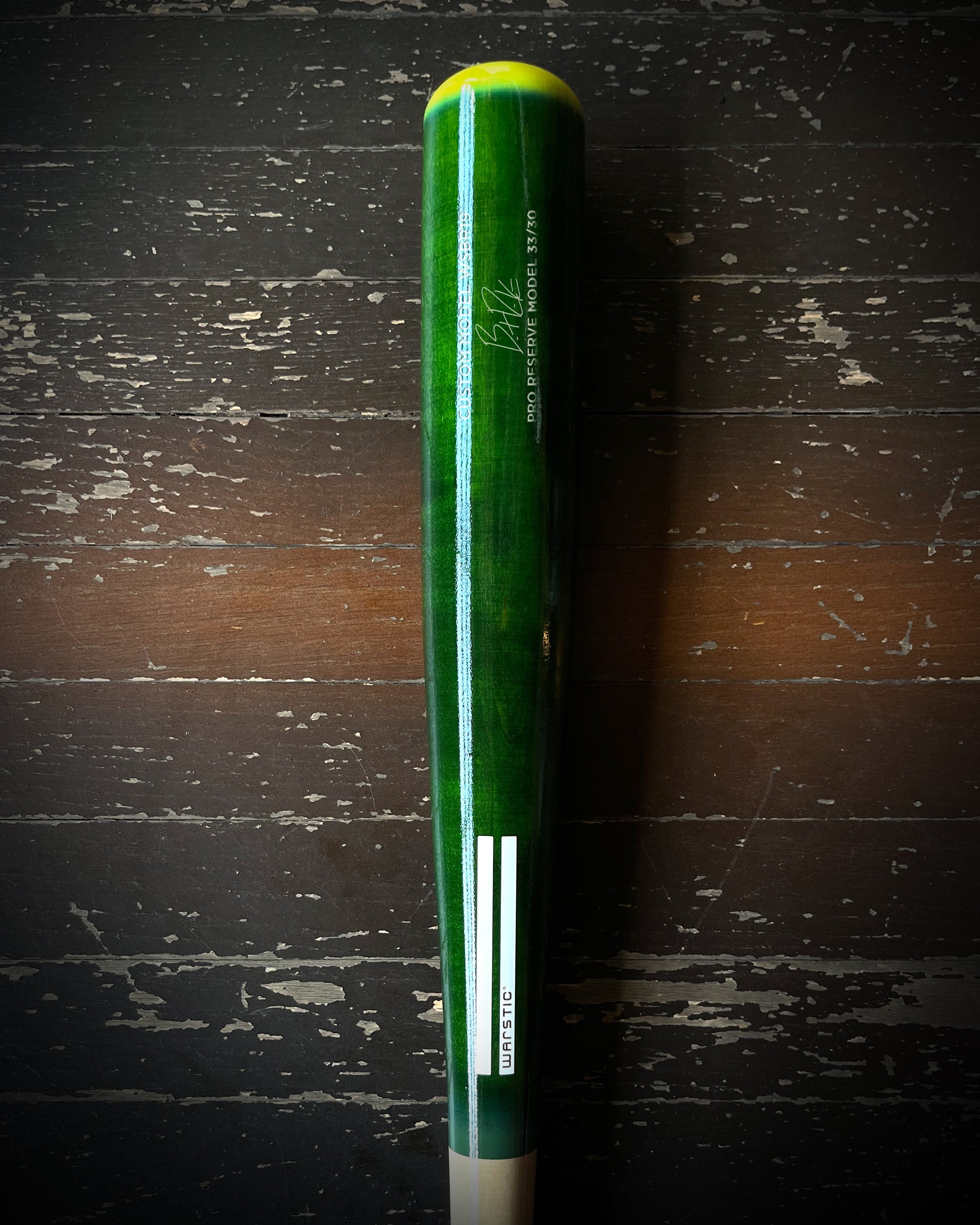 LTD ED WSBR19 PRO SIGNATURE WOOD BAT #4 (BRENT ROOKER MODEL)