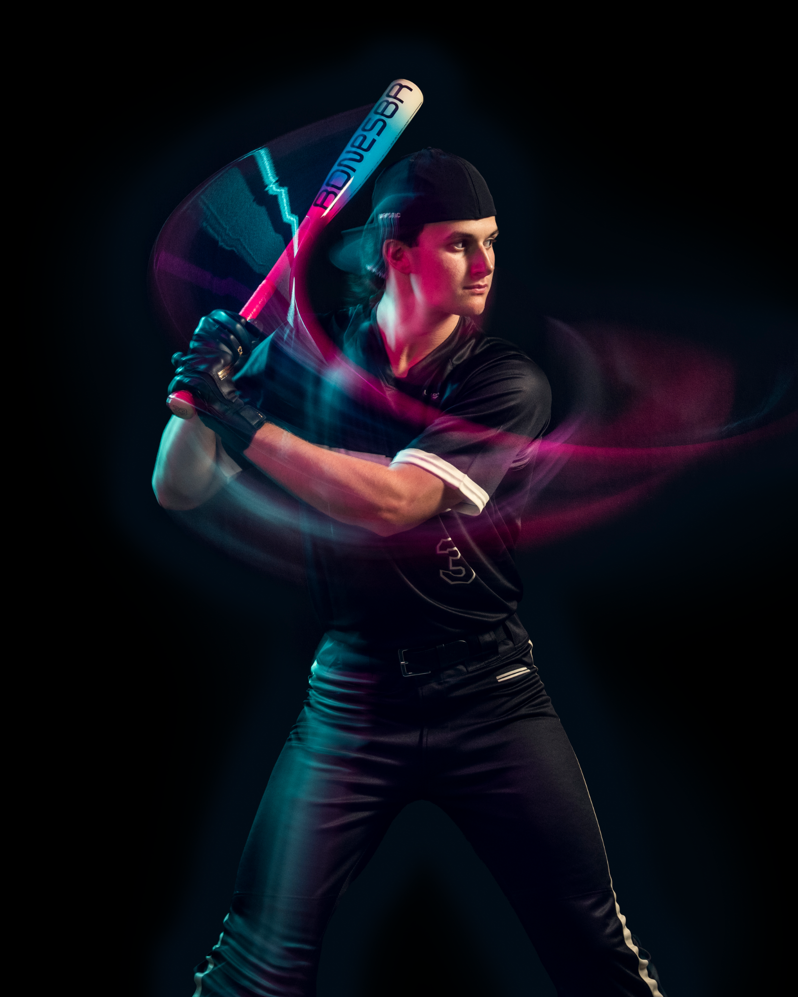 2026 BONESABER HYBRID SOLAR STORM USA METAL BASEBALL BAT -5