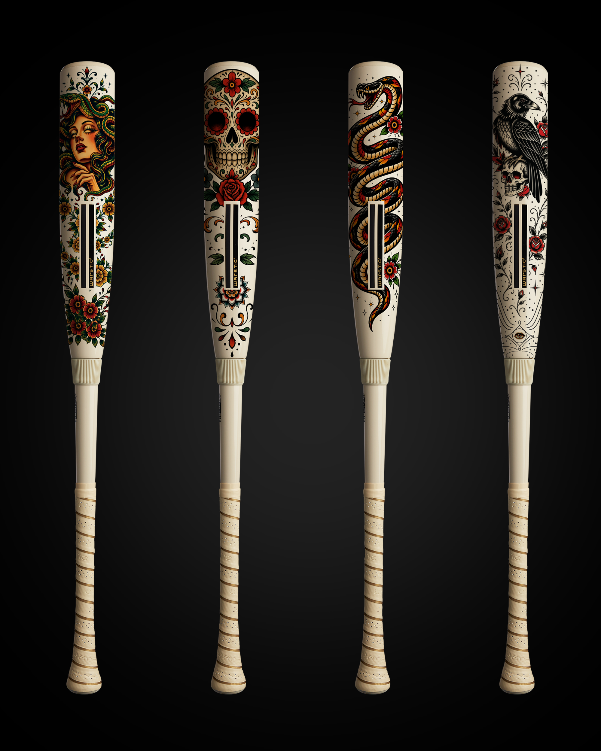 WARSTIC CUSTOMS "TATTOO SERIES" USSSA COMPOSITE BATS