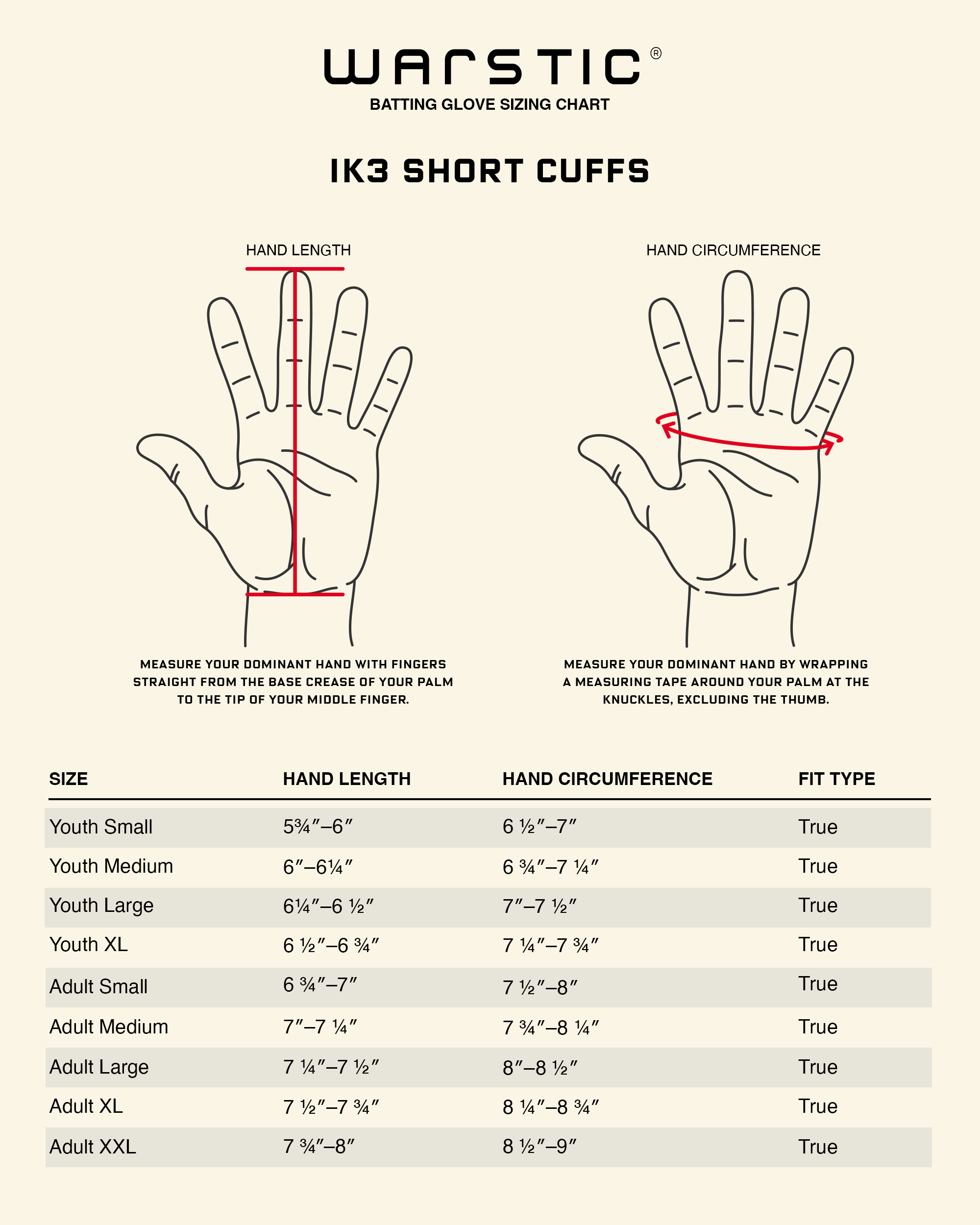 IK3 PRO CABRETTA SHORT CUFF BATTING GLOVES "HERO"