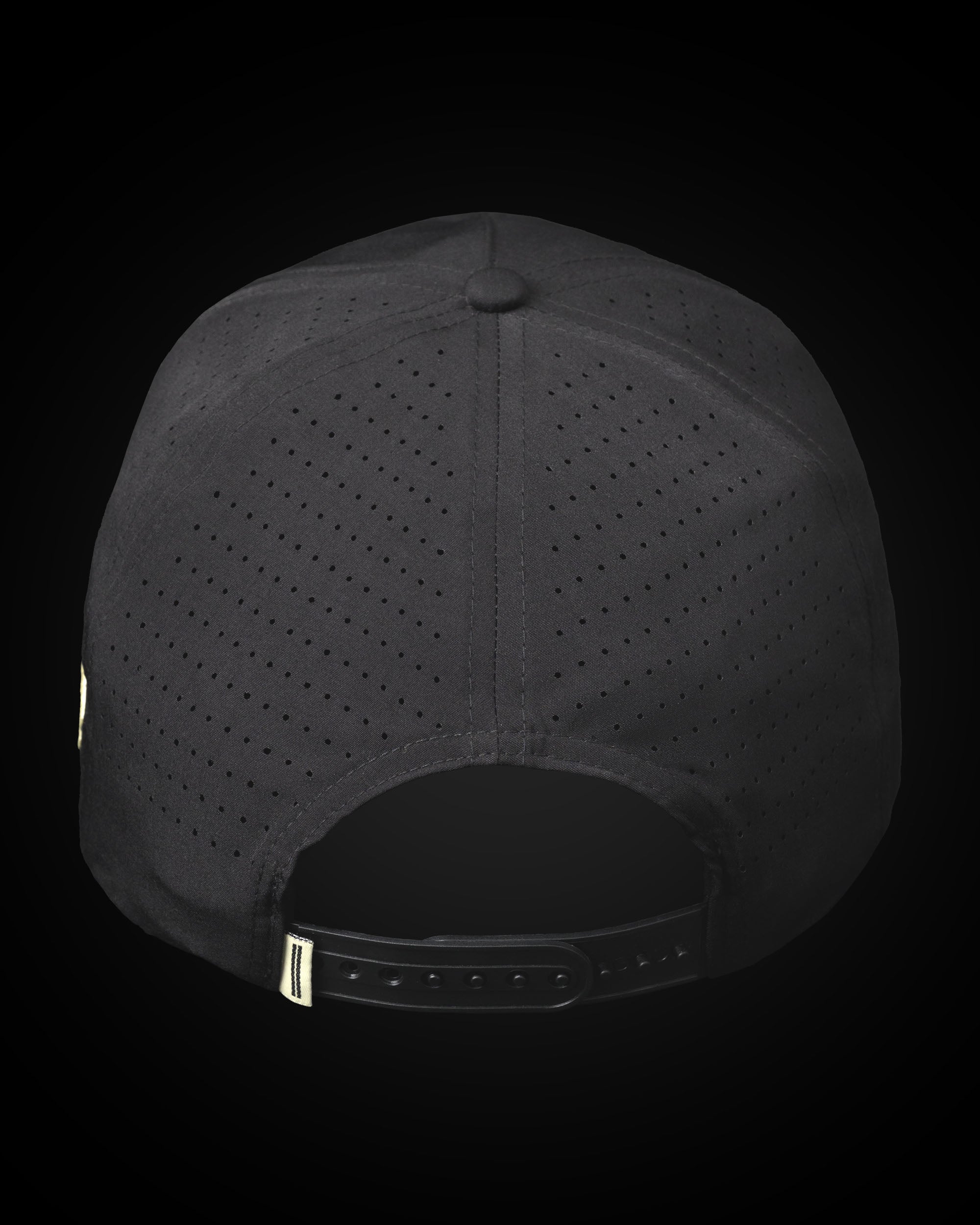 WARSTIC CHEVRON PATCH ROPE UNSTRUCTURED SNAPBACK (BLACK)