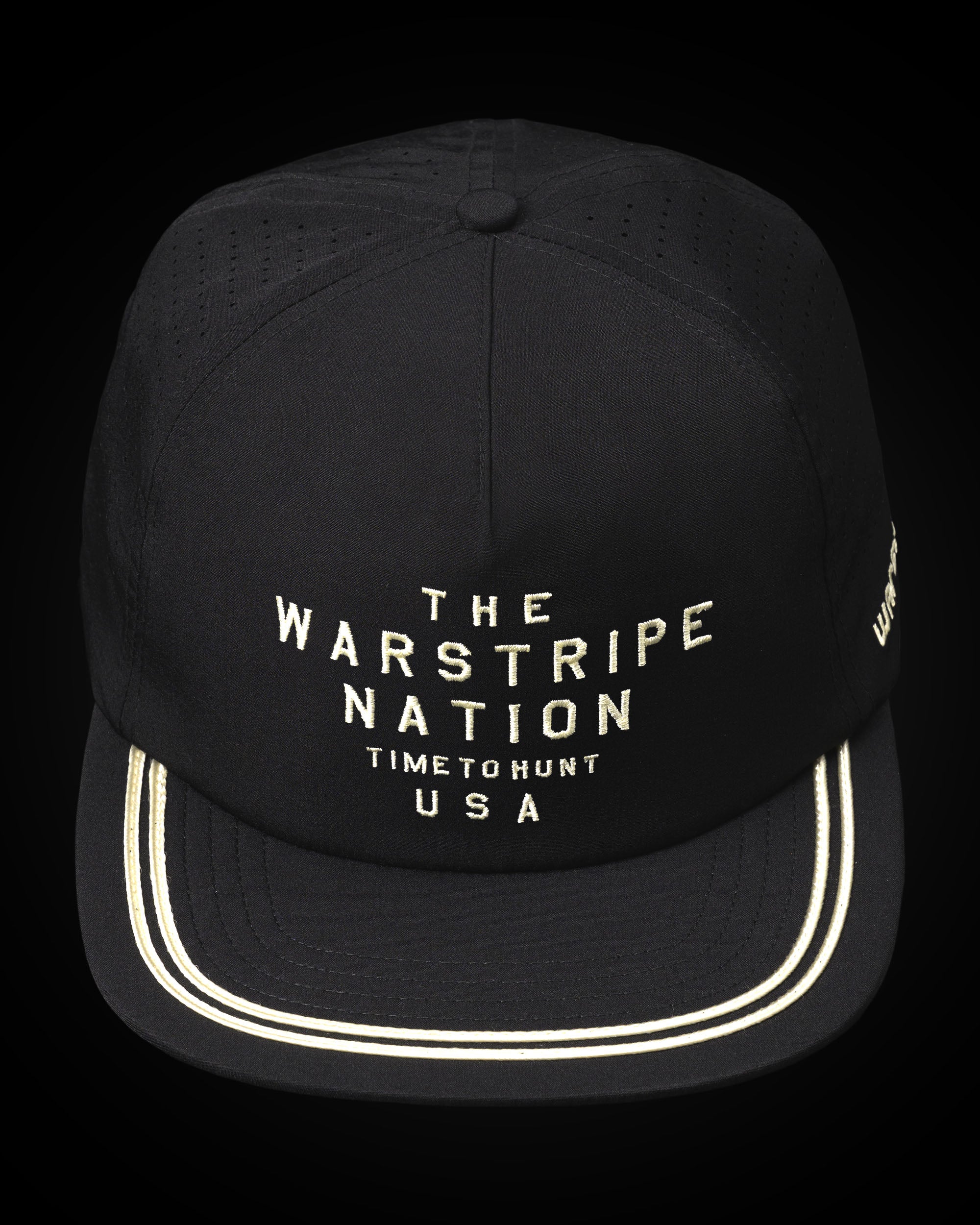 WARSTRIPE NATION UNSTRUCTURED SNAPBACK (BLACK)
