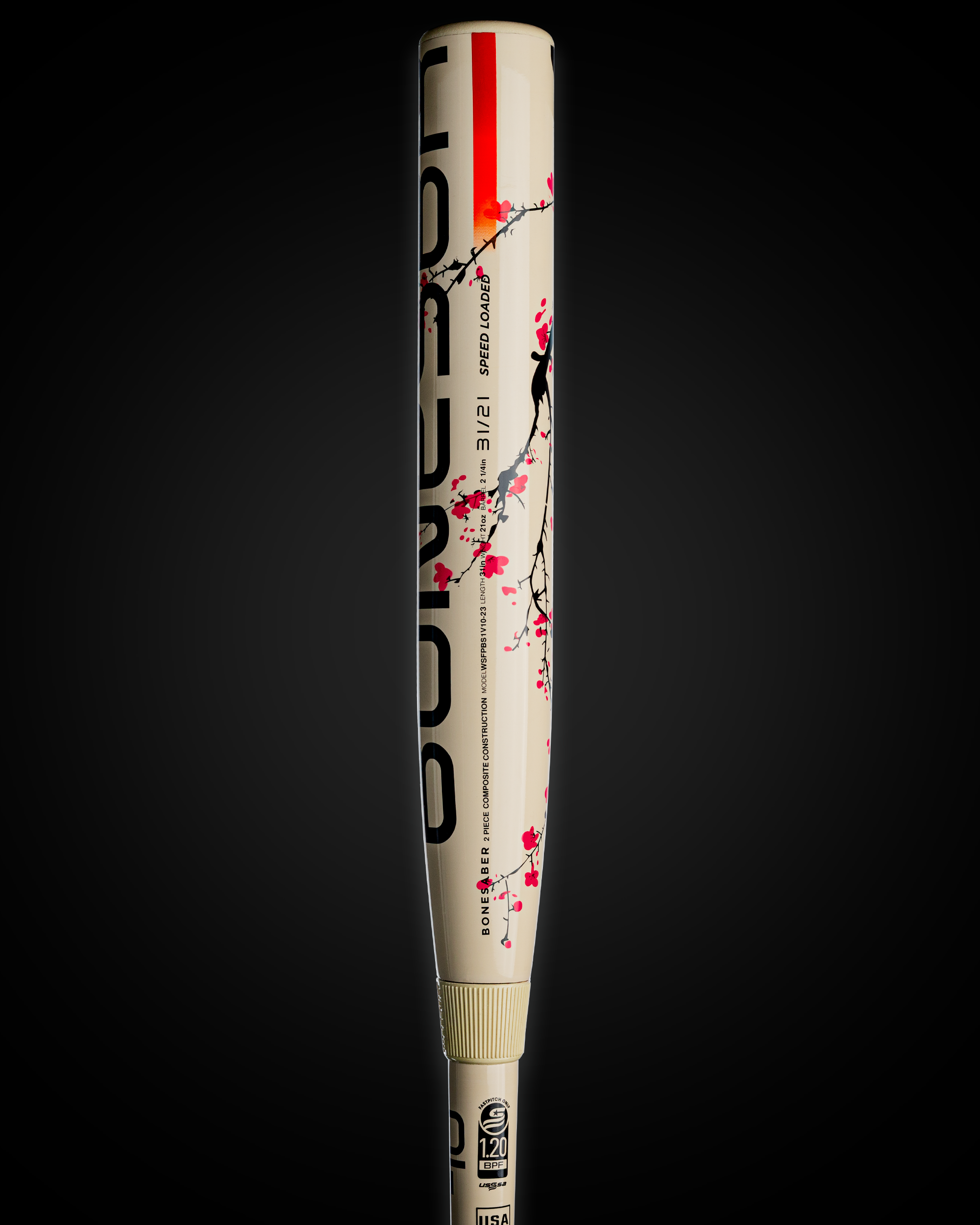 WARSTIC CUSTOMS "CHERRY BLOSSOM" EDITION BONESABER FASTPITCH BAT