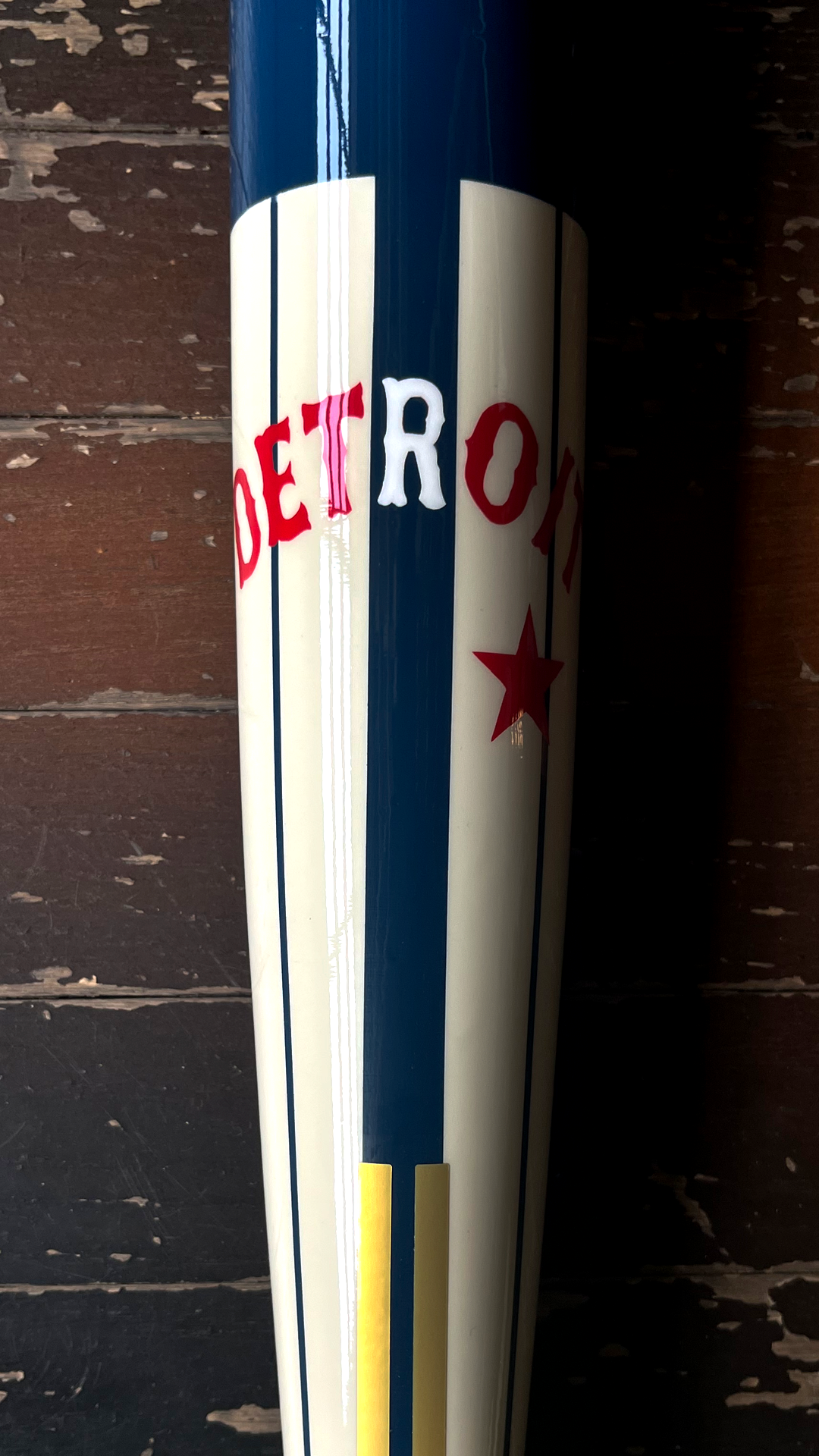 Detroit Stars Warstic Customs Trophy Wood Bat