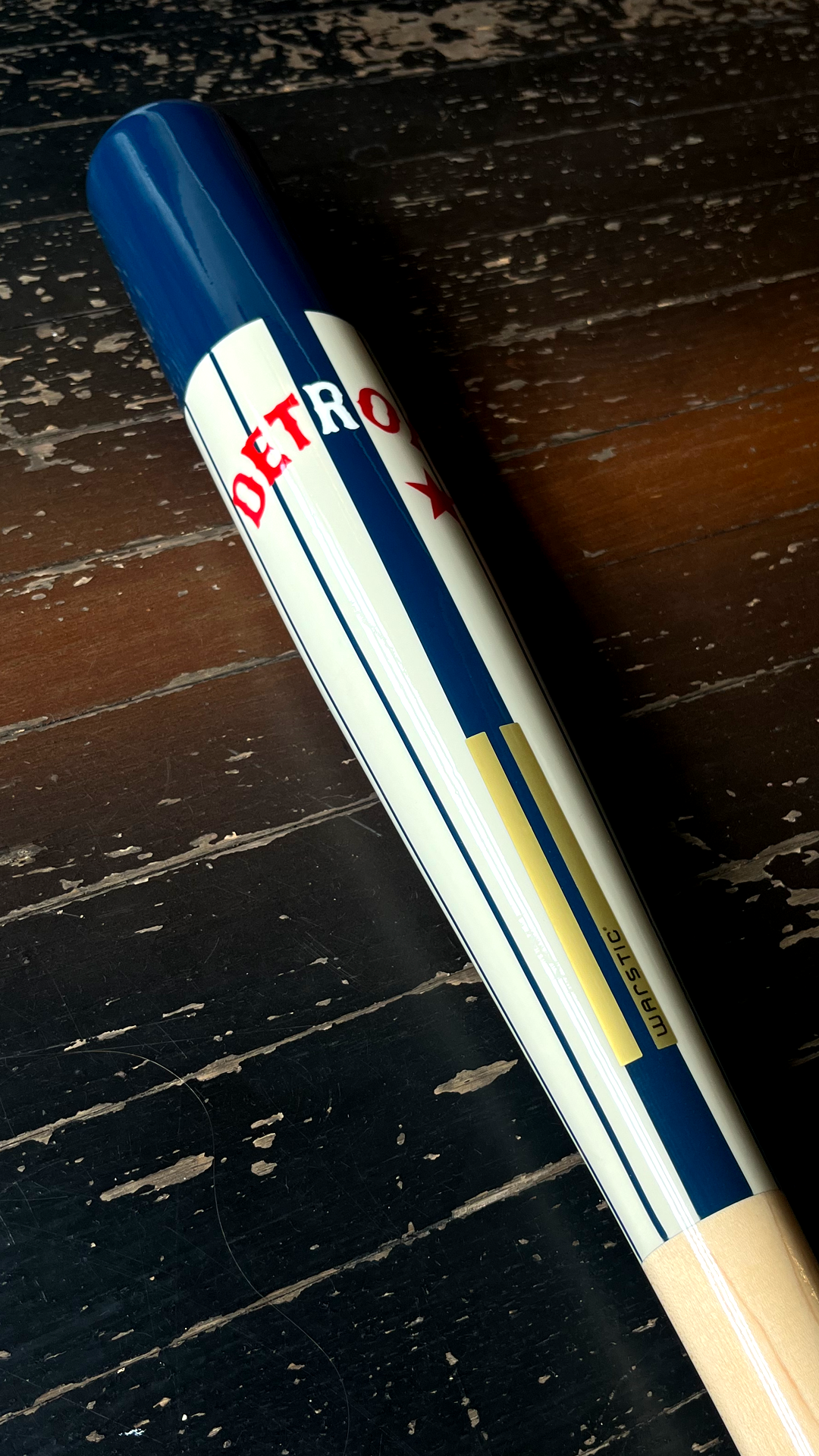 Detroit Stars Warstic Customs Trophy Wood Bat