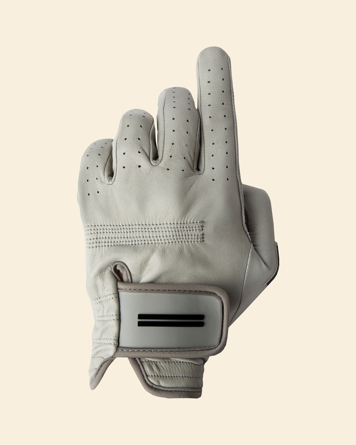 WARSTIC CABRETTA GOLF GLOVE [GREY] display picture 1