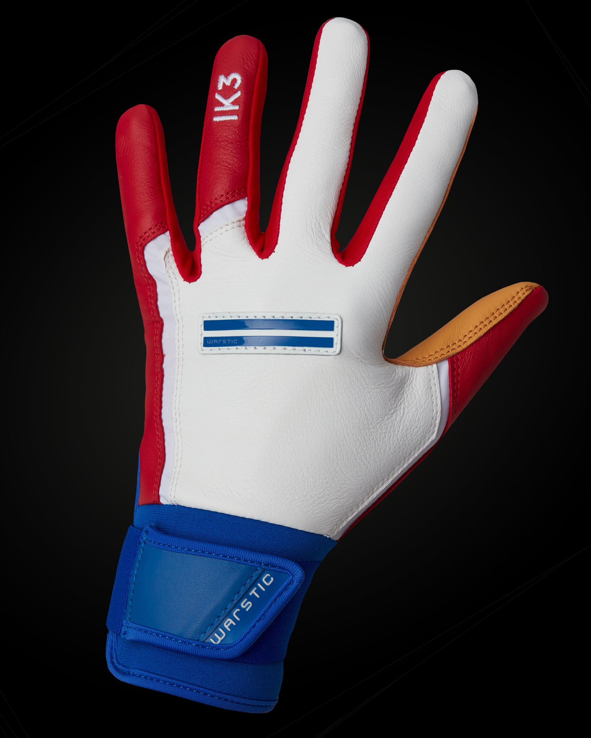 IK3 PRO CABRETTA LONG CUFF BATTING GLOVES 