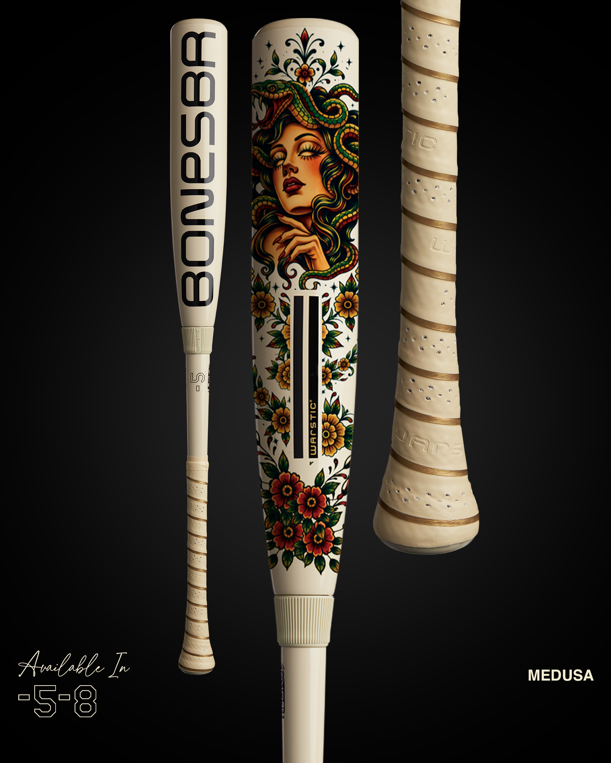 2026 BONESABER COMPOSITE "AMERICANA INK" LIMITED EDITION USSSA BASEBALL BAT