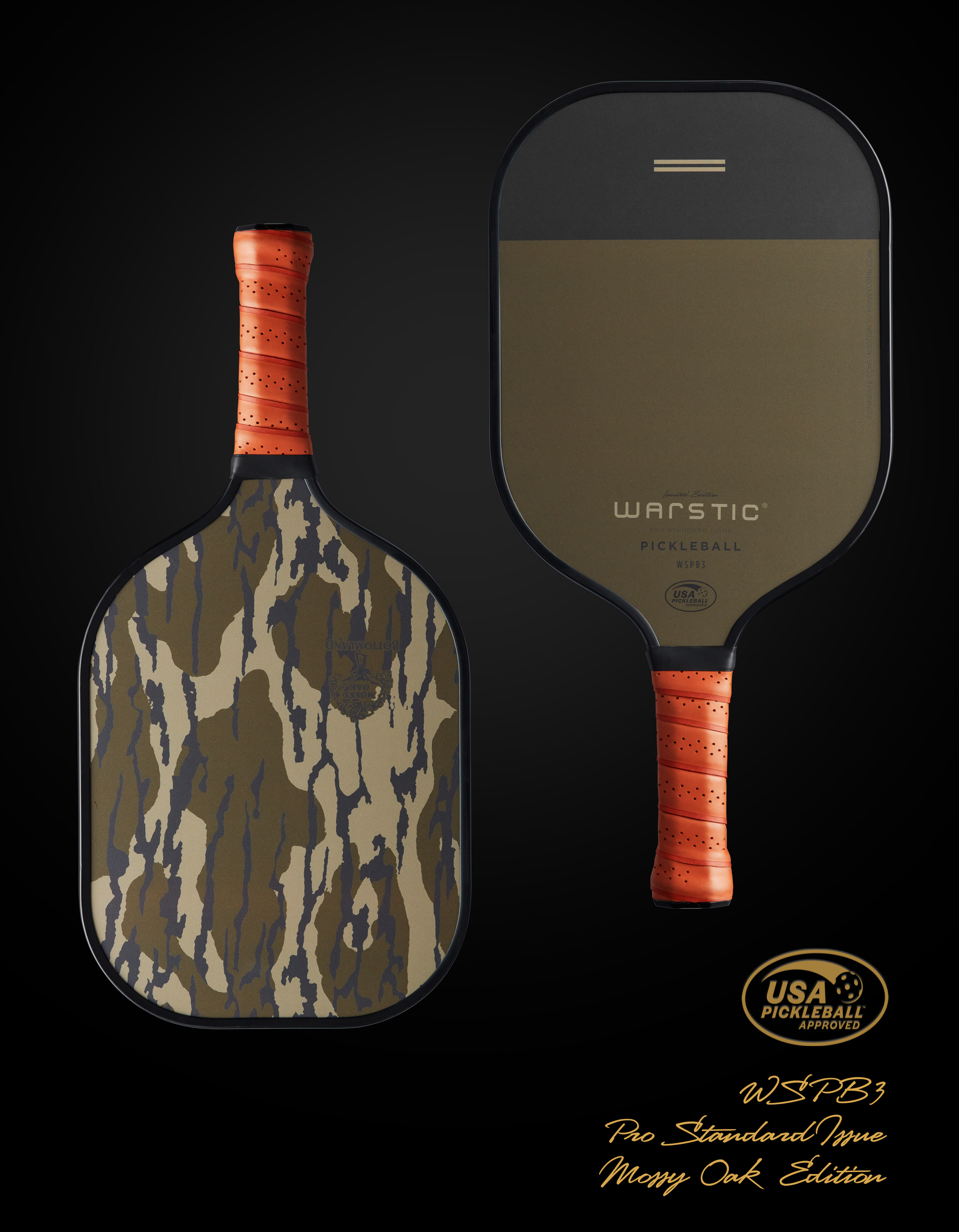 WSPB3 PRO STD ISSUE | STANDARD SHAPE | COMPOSITE SURFACE PICKLEBALL PA