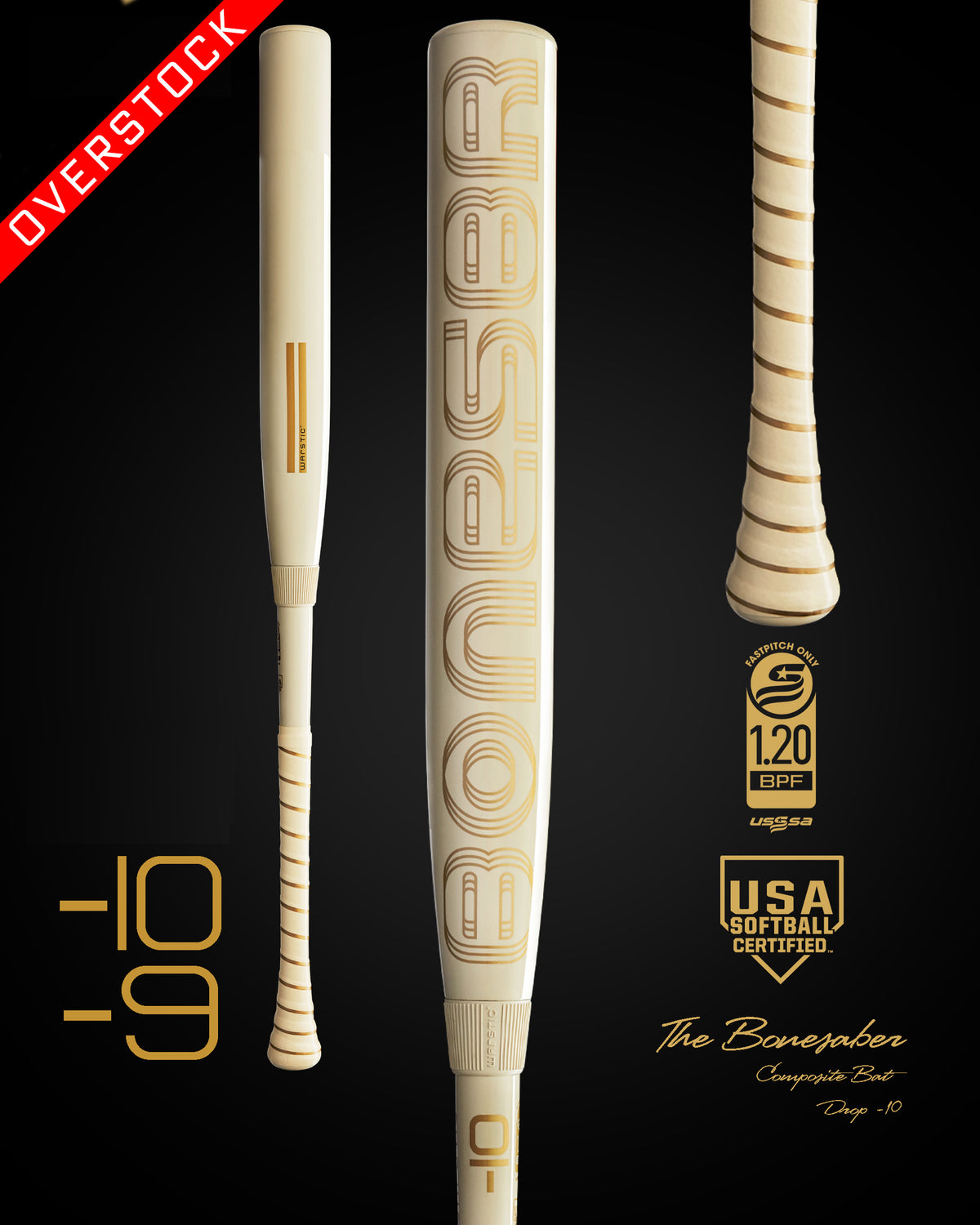 2024 BONESABER USA/USSSA COMPOSITE FASTPITCH BAT
