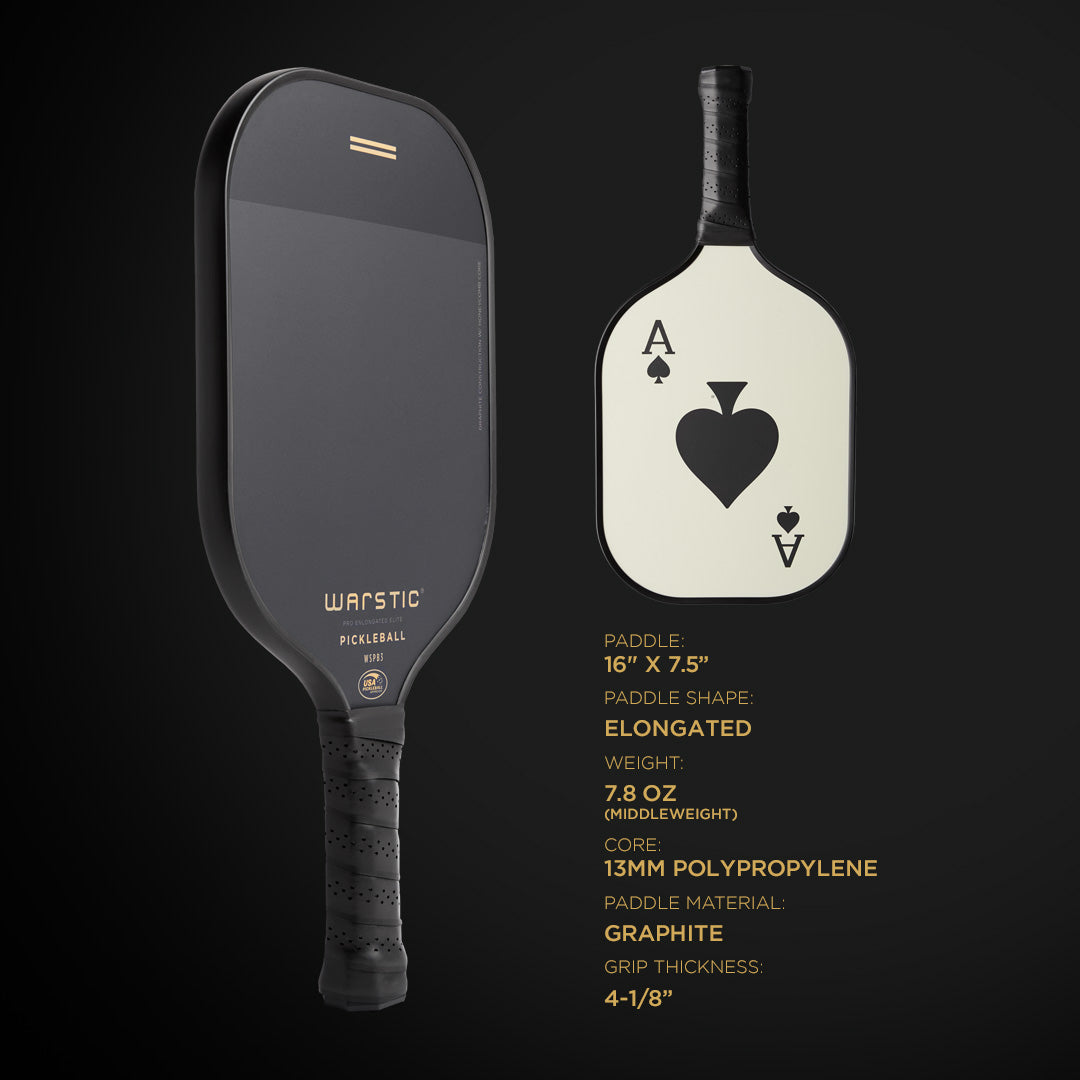 WSPB3 PRO STD ISSUE | STANDARD SHAPE | COMPOSITE SURFACE PICKLEBALL PADDLE | LTD ED ACE