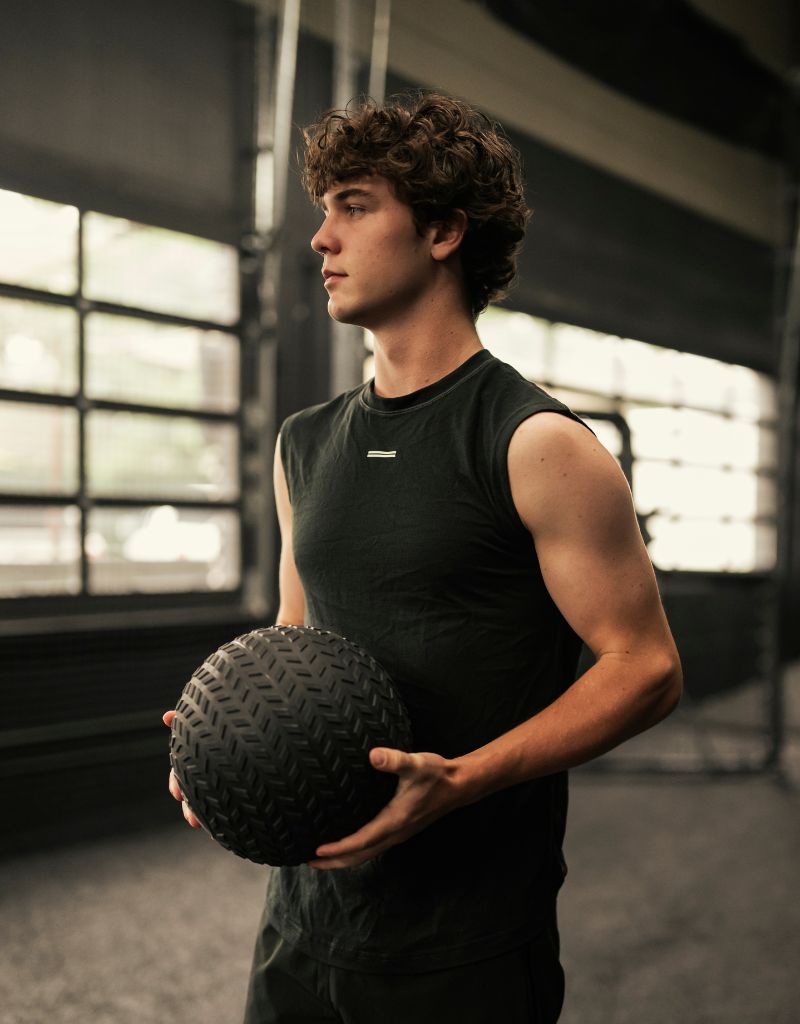 THNDHRT COLLECTION TRAINING APPAREL - PERFORMANCE TANK (BLACK)