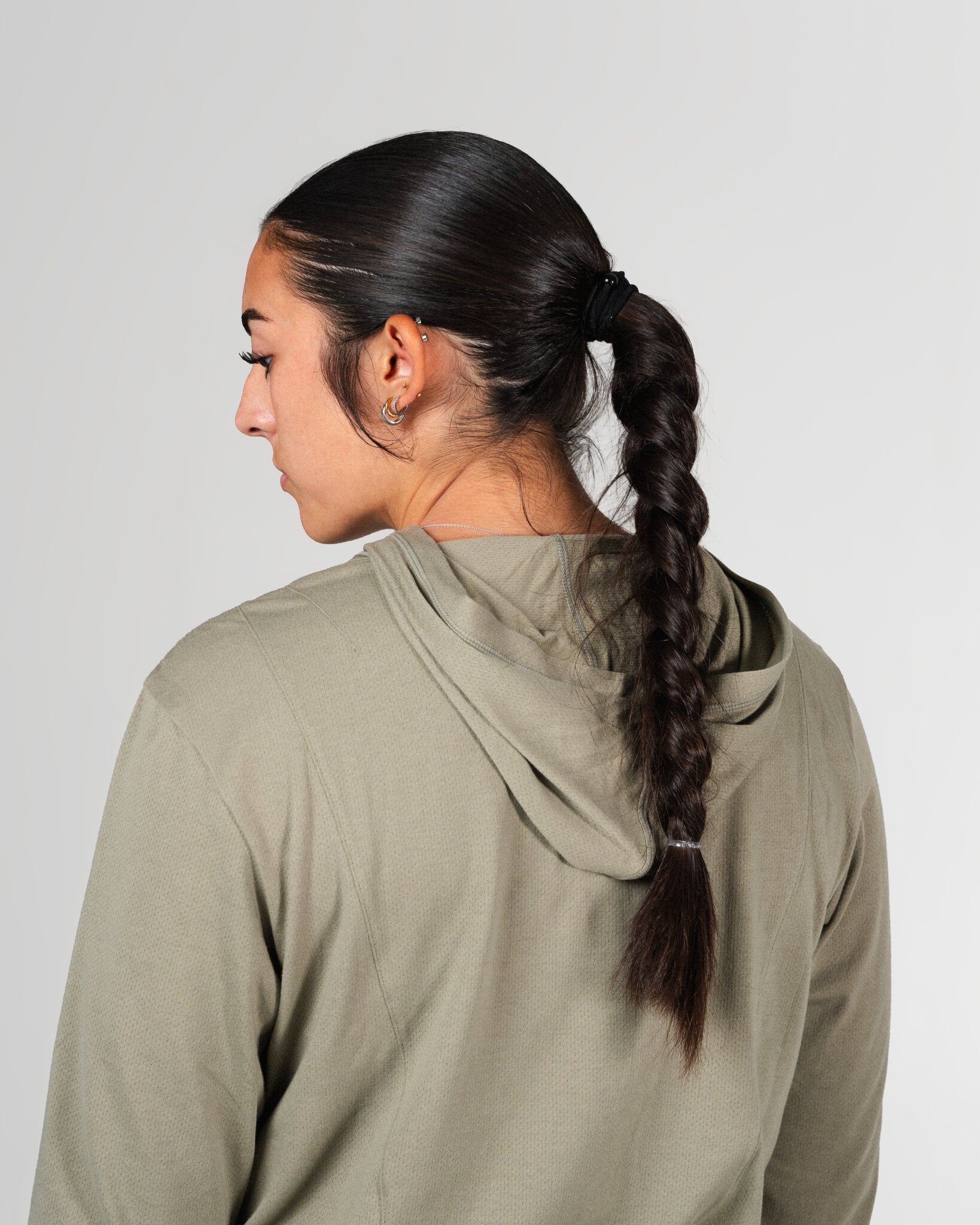 THNDHRT COLLECTION TRAINING APPAREL - HOODED LONG SLEEVE (GRAY)