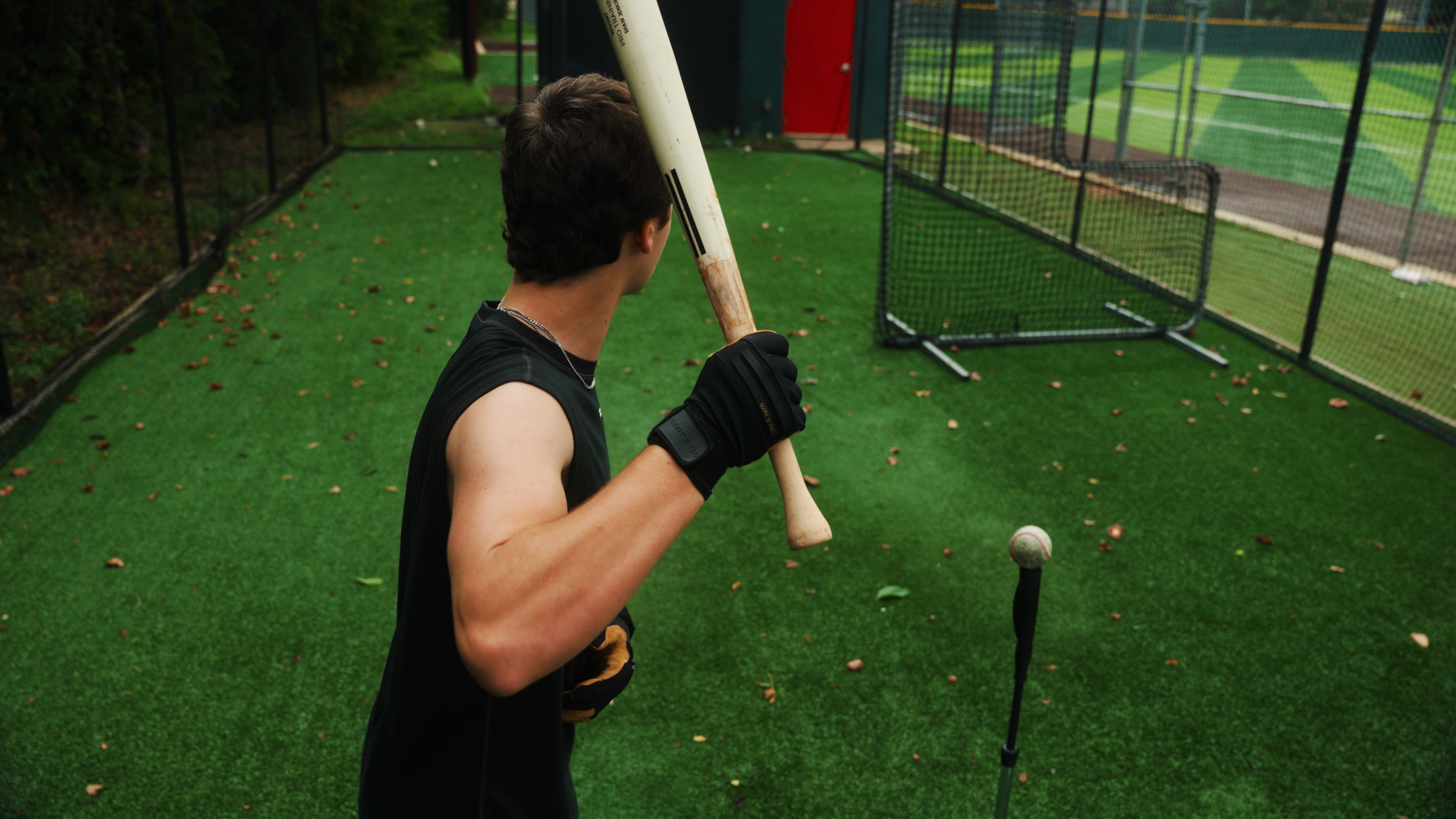 WORKMAN4 BATTING GLOVES "BLACK OUT"