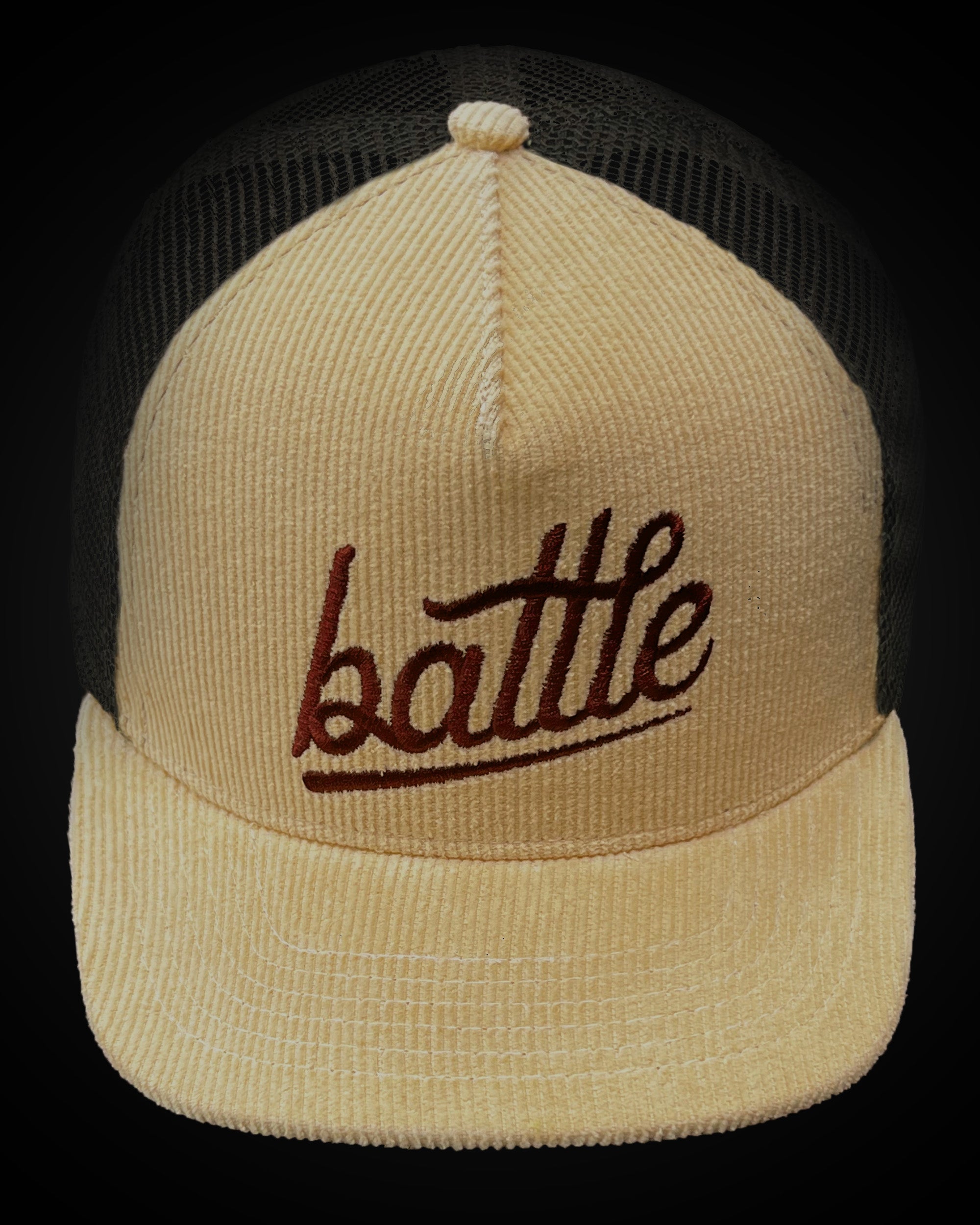 CORDUROY TRUCKER SNAPBACK KHAKI/TOBACCO (BATTLE)