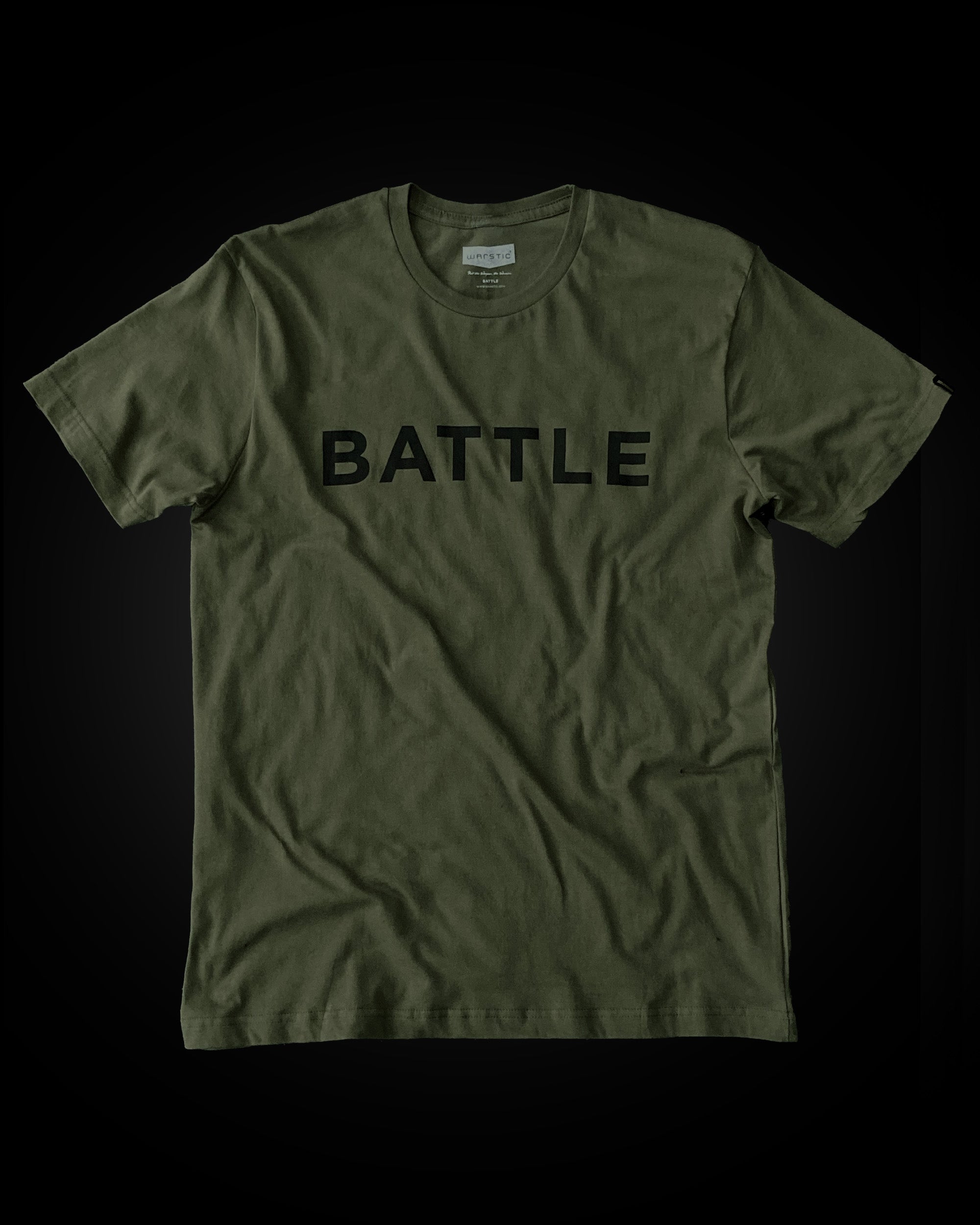 BATTLE TEE (MILITARY GREEN)