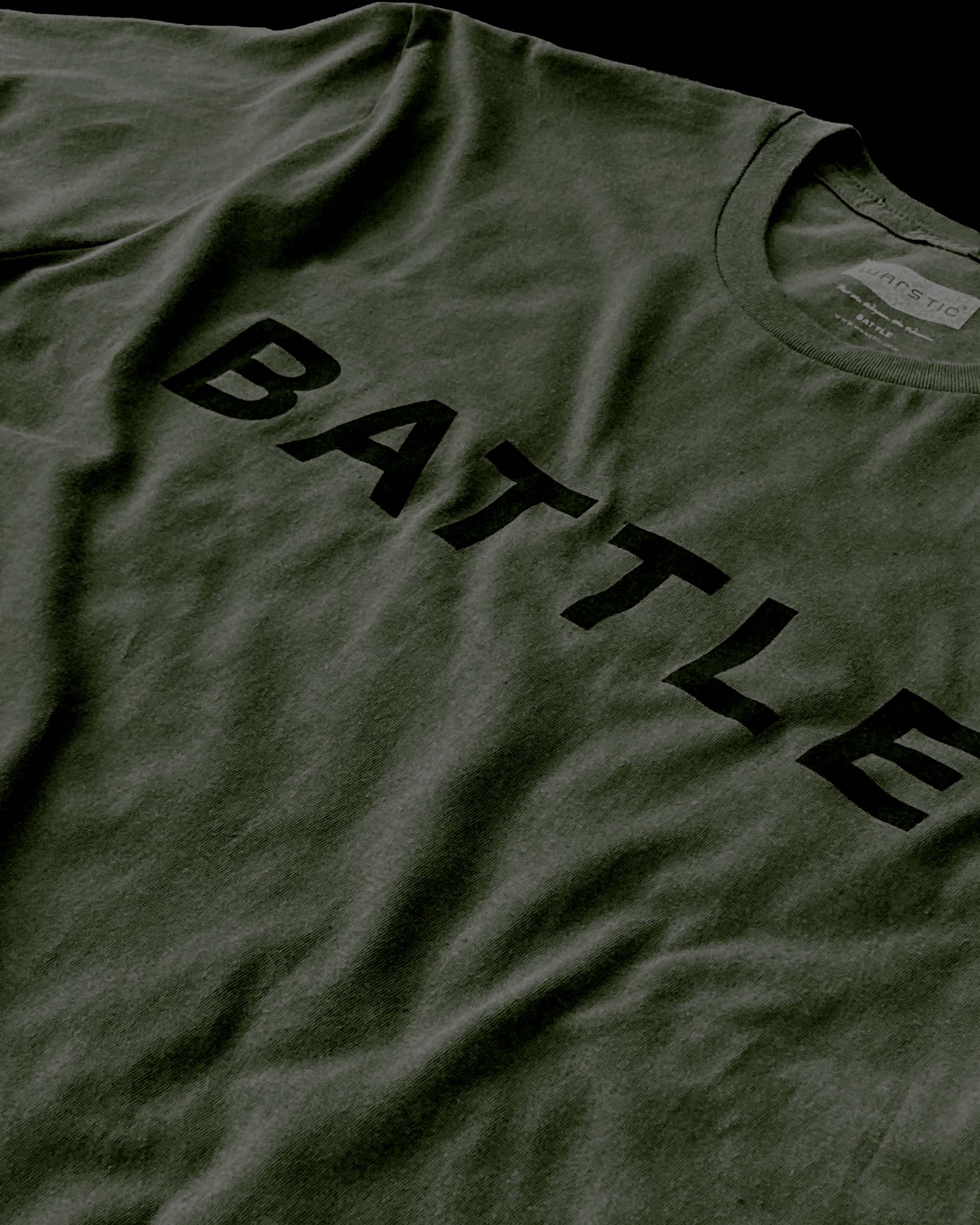 BATTLE TEE (MILITARY GREEN)