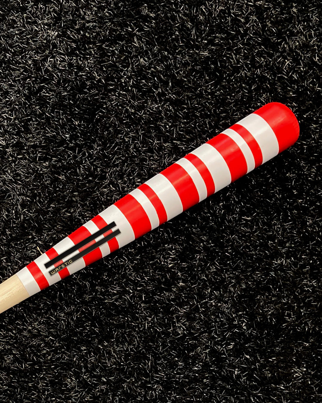 CANDY CANE SPECIAL EDITION WOOD BAT