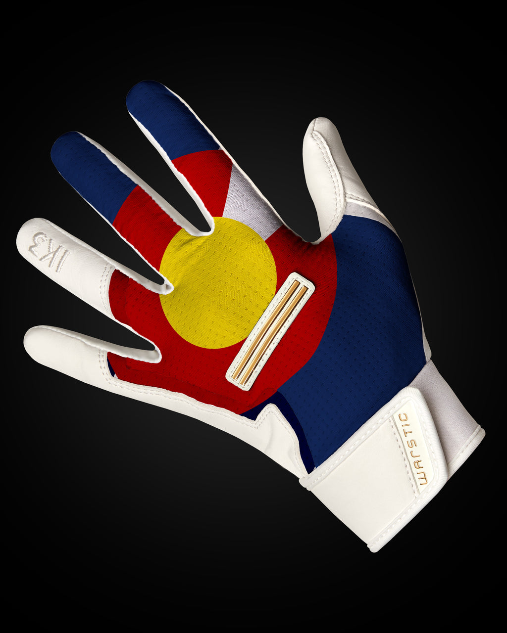 Red white and blue youth batting gloves online