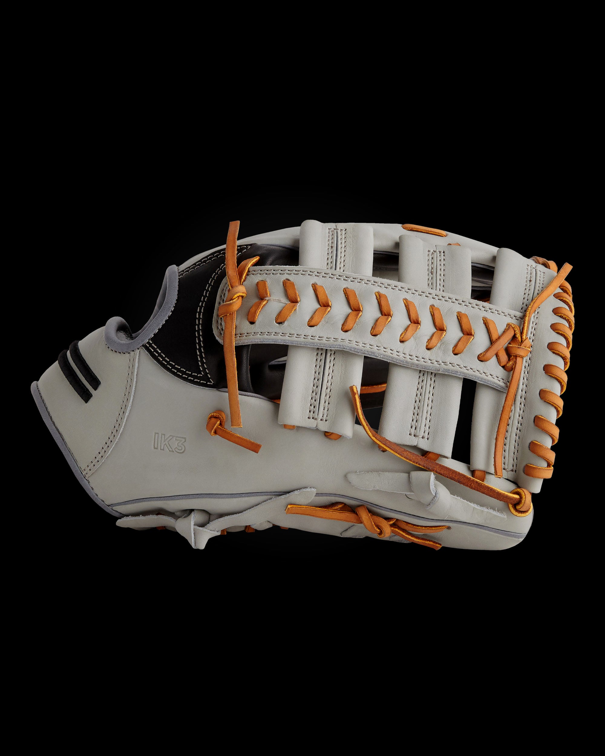 IK3 SERIES JAPANESE KIP OUTFIELD GLOVE- GRAY WOLF STYLE