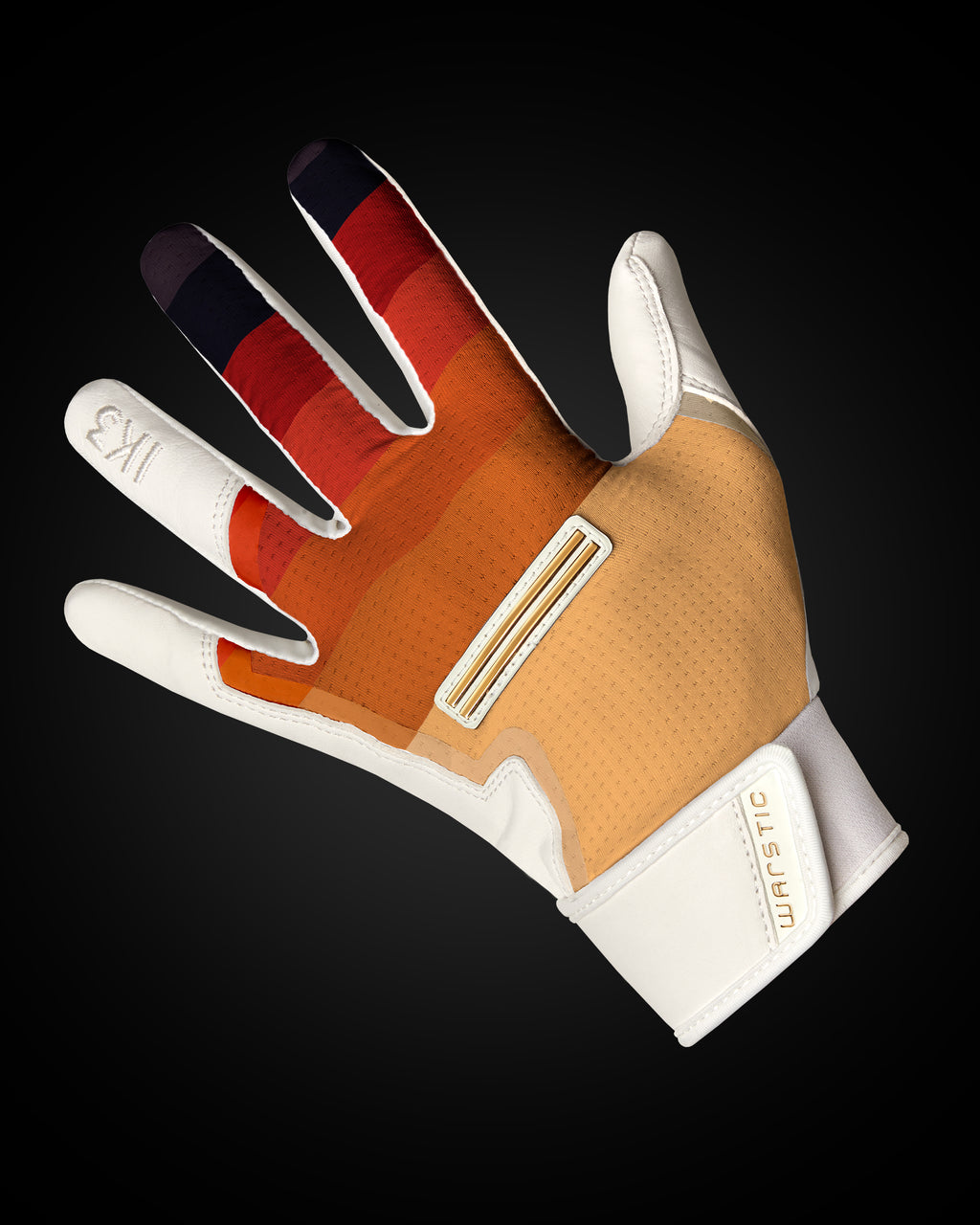 Orange Adult Medium Battle Gloves