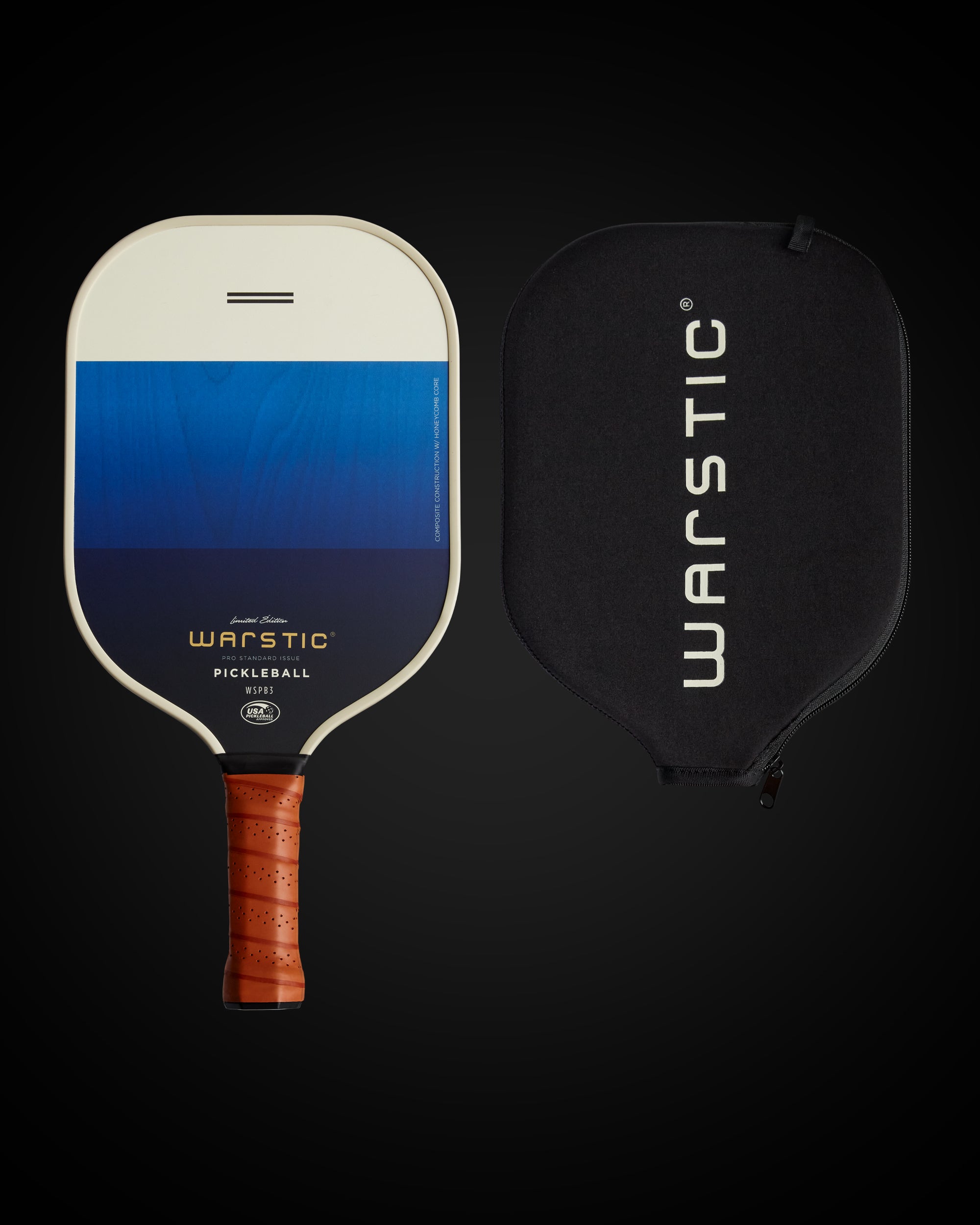 WSPB3 PRO STD ISSUE | STANDARD SHAPE | COMPOSITE SURFACE PICKLEBALL PADDLE - LTD ED ROYAL GRIT