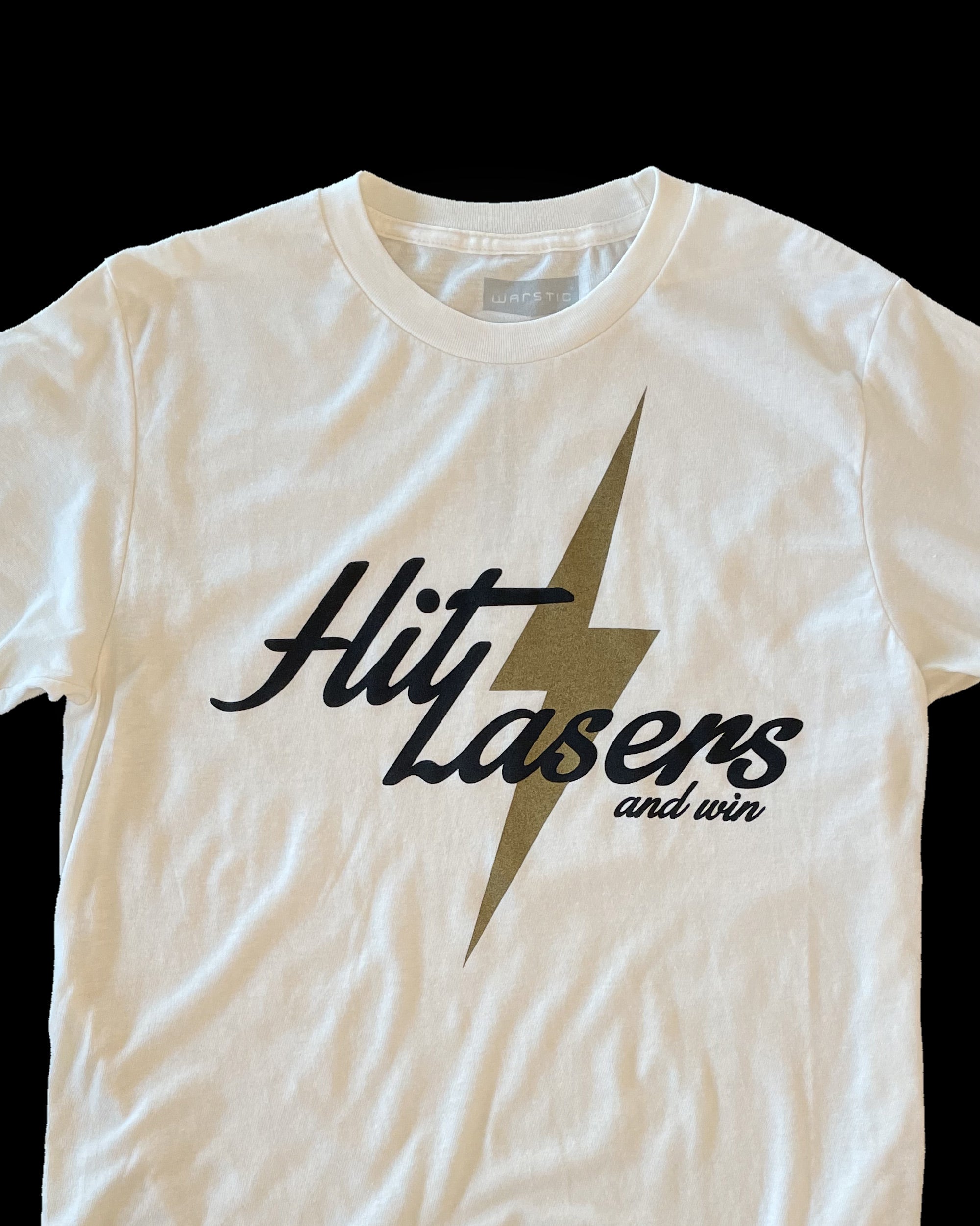 HIT LASERS TEE (VINTAGE WHITE)