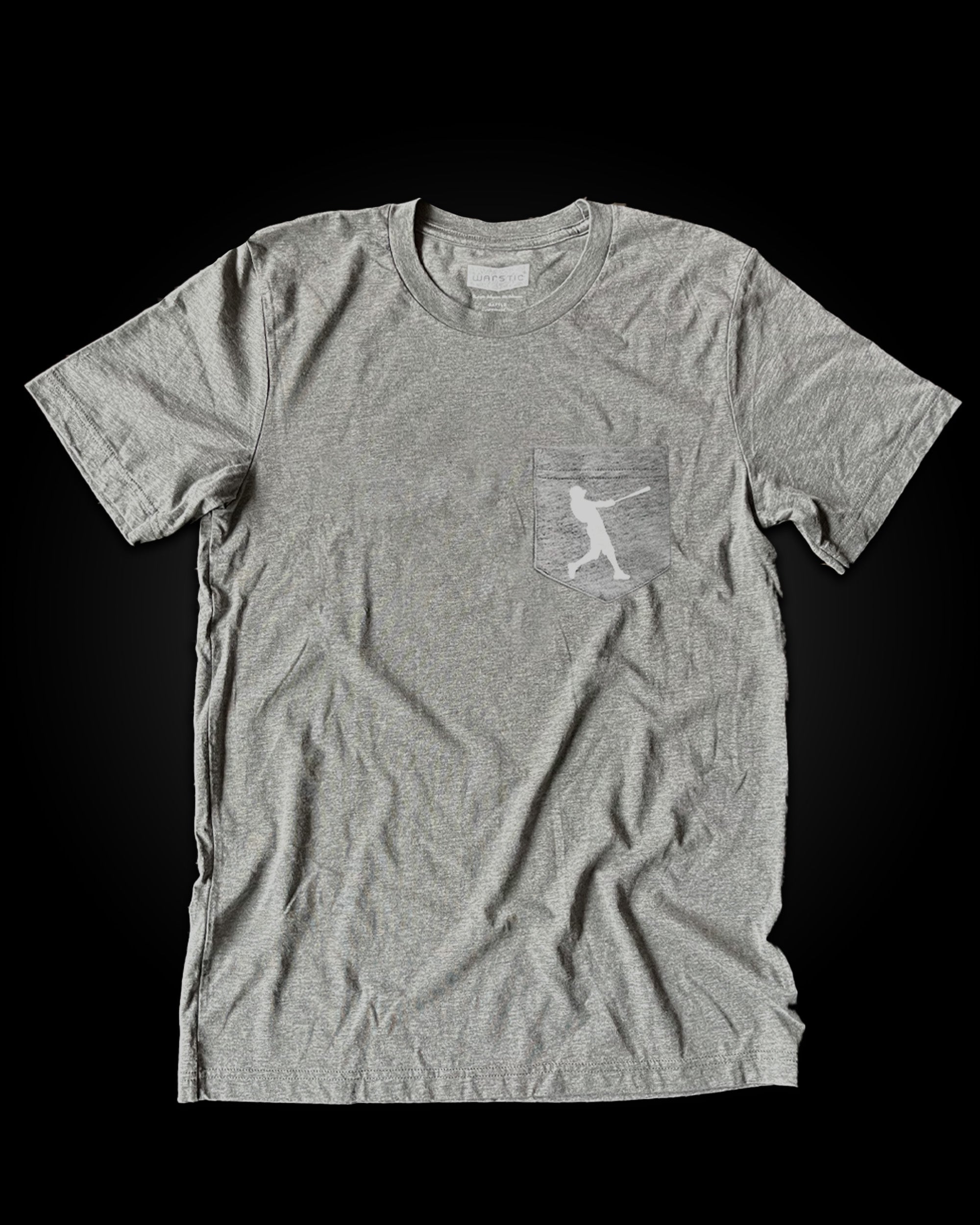 IAN KINSLER #5 POCKET TEE (GRAY)