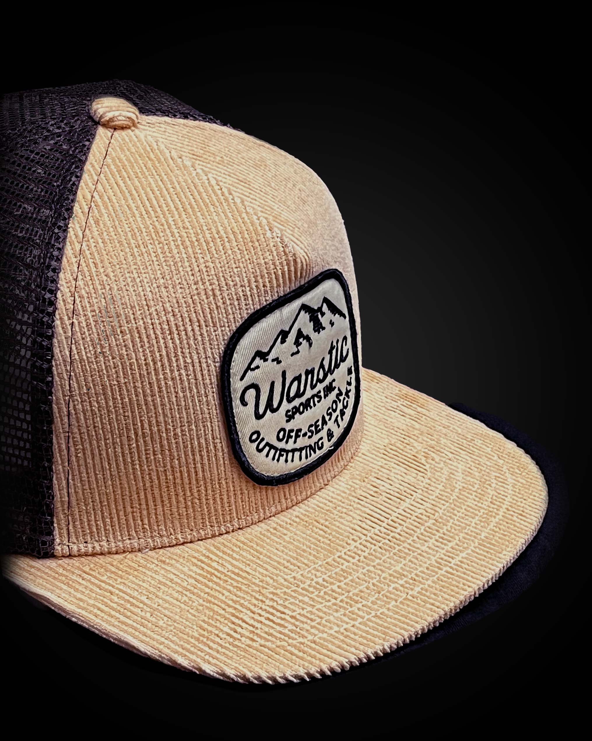 CORDUROY TRUCKER SNAPBACK KHAKI/TOBACCO (TACKLE)