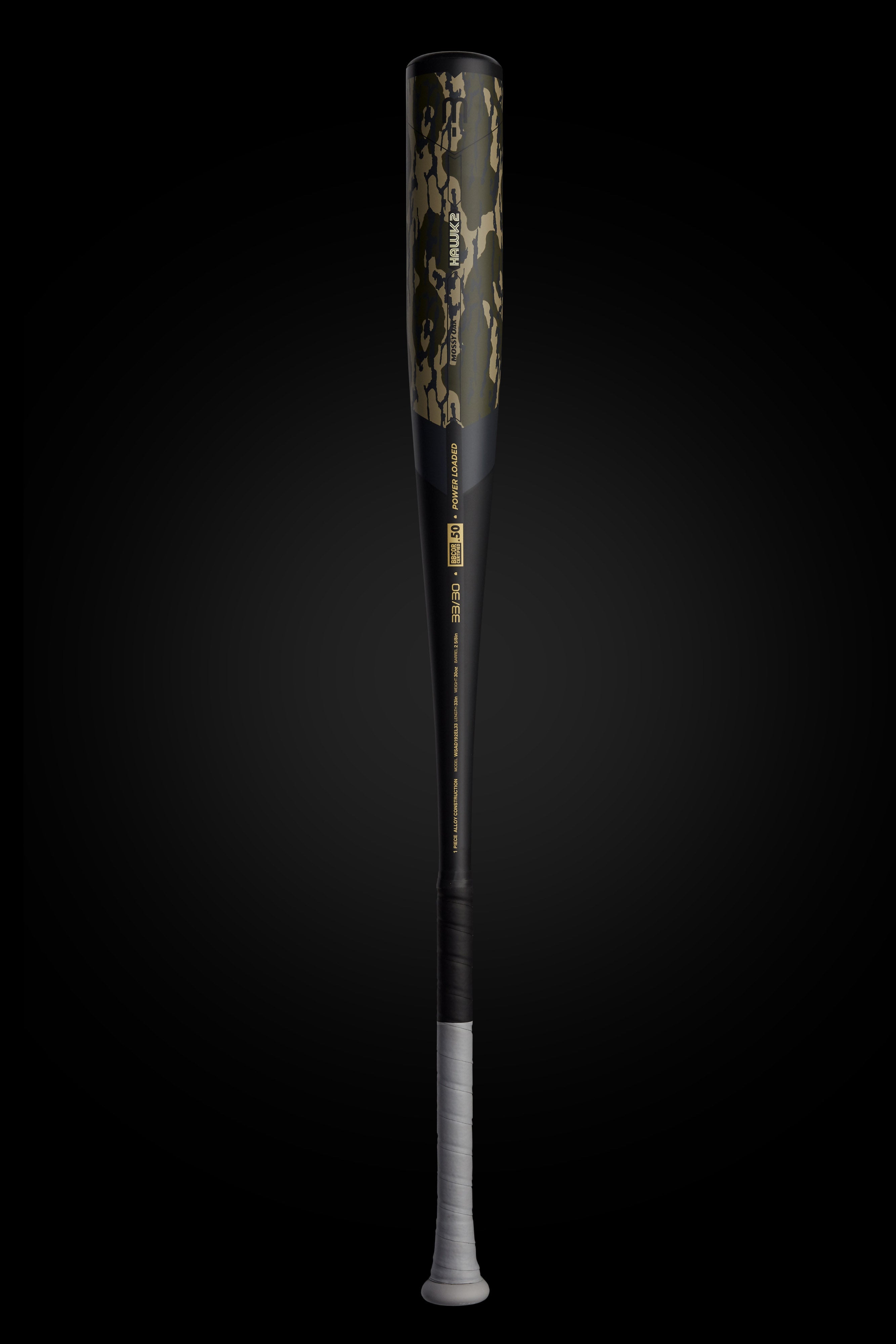HAWK2 MOSSY OAK EDITION BBCOR METAL BASEBALL BAT