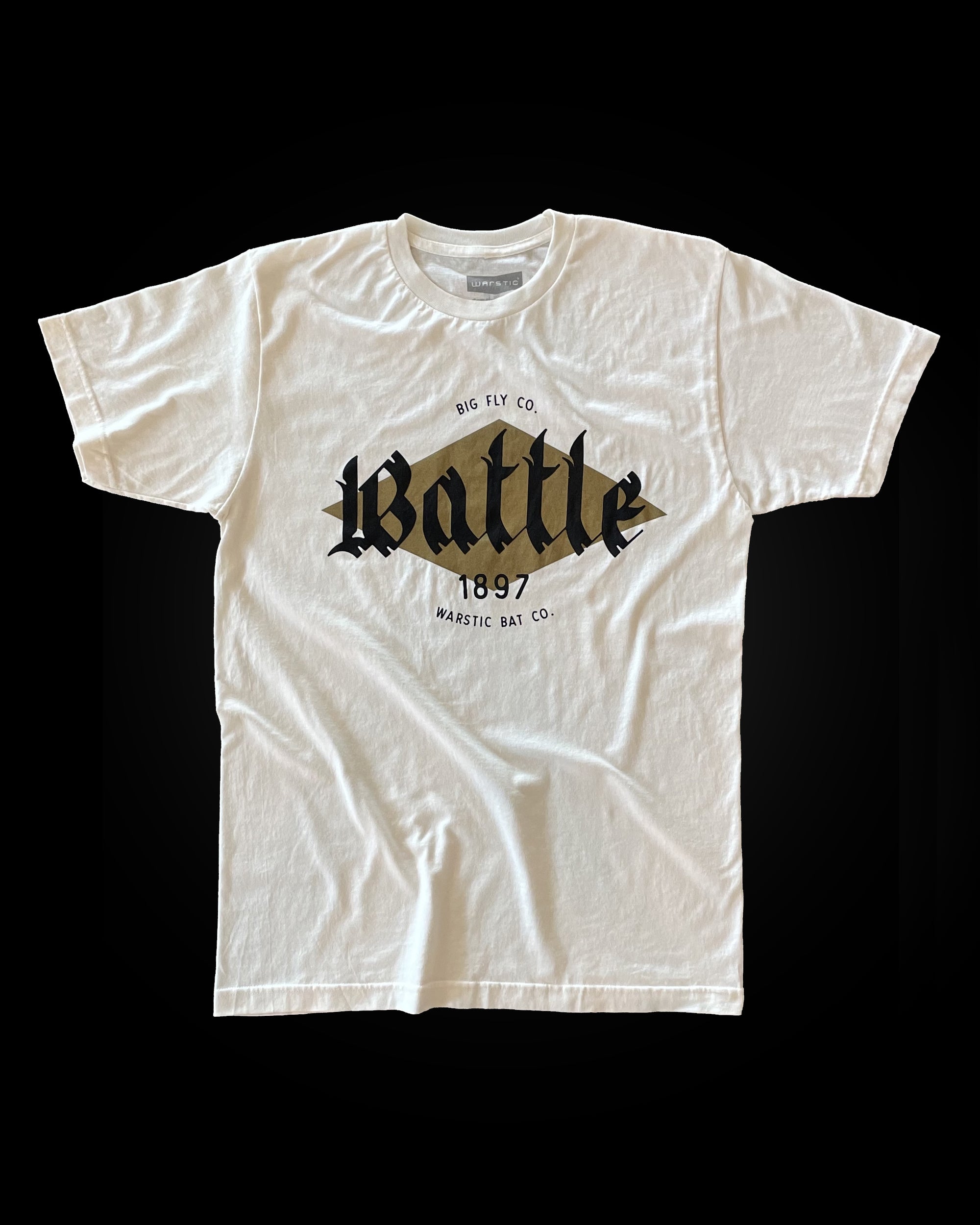 BIG FLY x WARSTIC IAN KINSLER AUTOGRAPHED BAT, SHIRT & POSTER SET