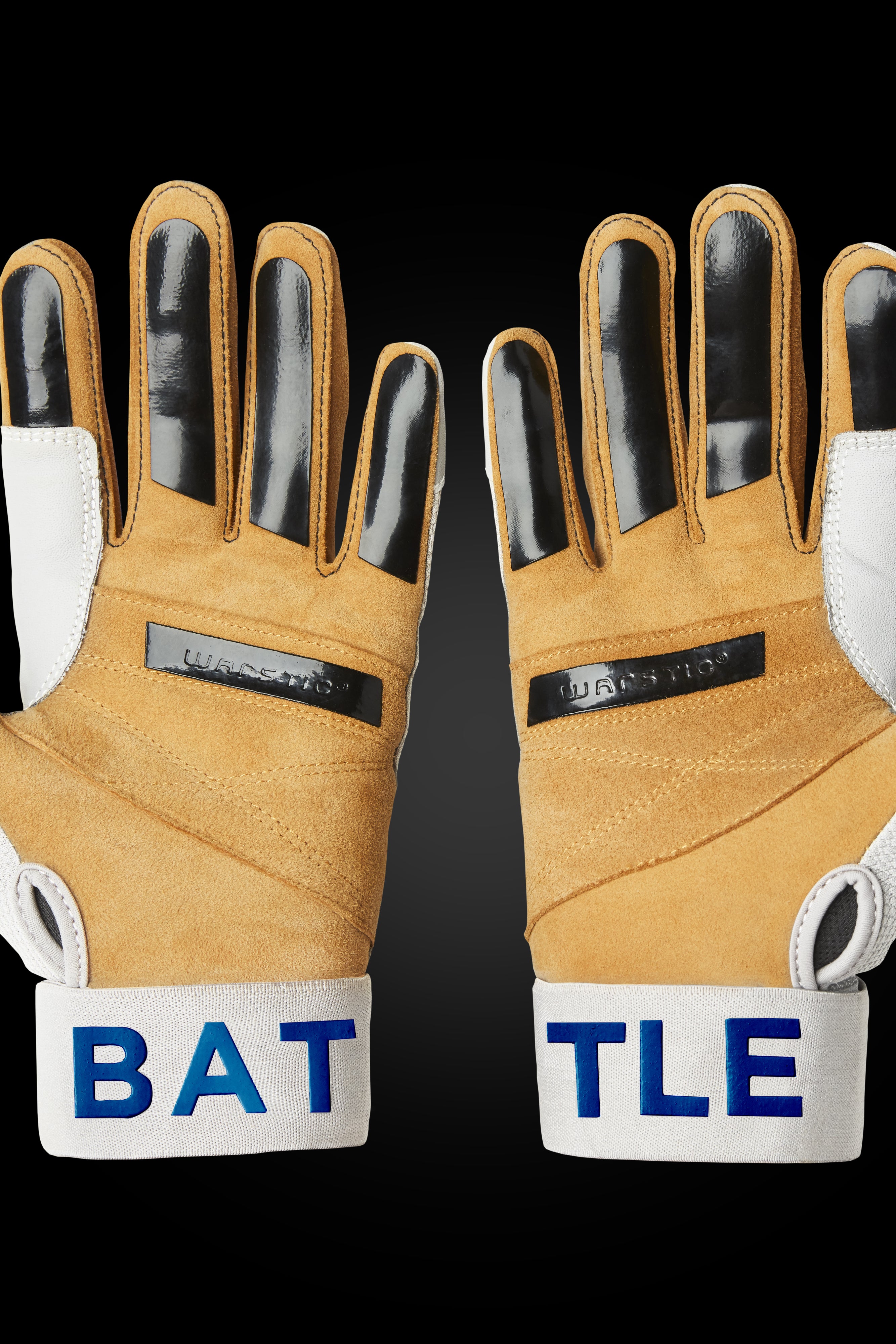 WORKMAN3 BATTING GLOVES "WHITE/BLUE"