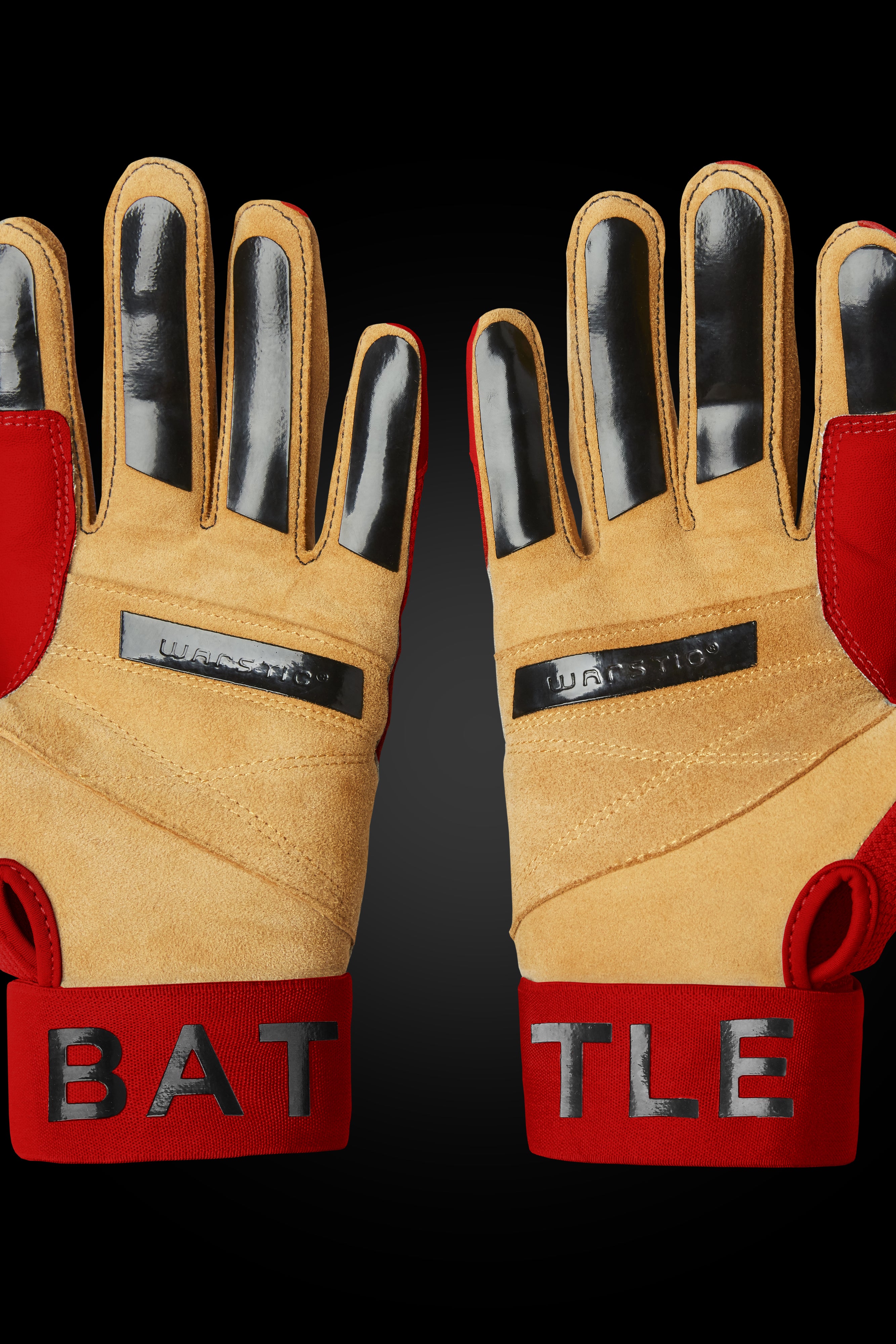 WORKMAN3 BATTING GLOVES "RED/BLACK"