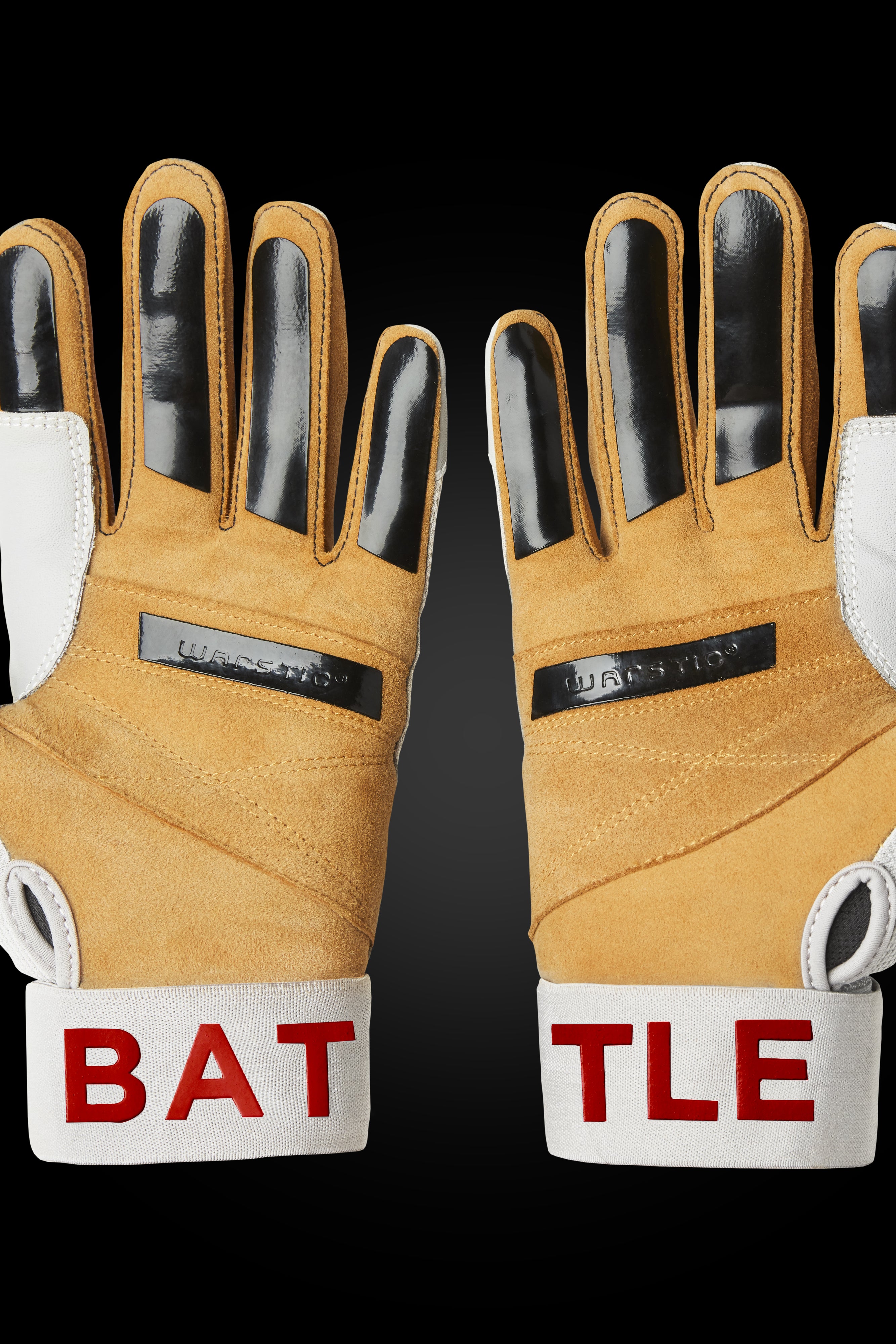 WORKMAN3 BATTING GLOVES "WHITE/RED"