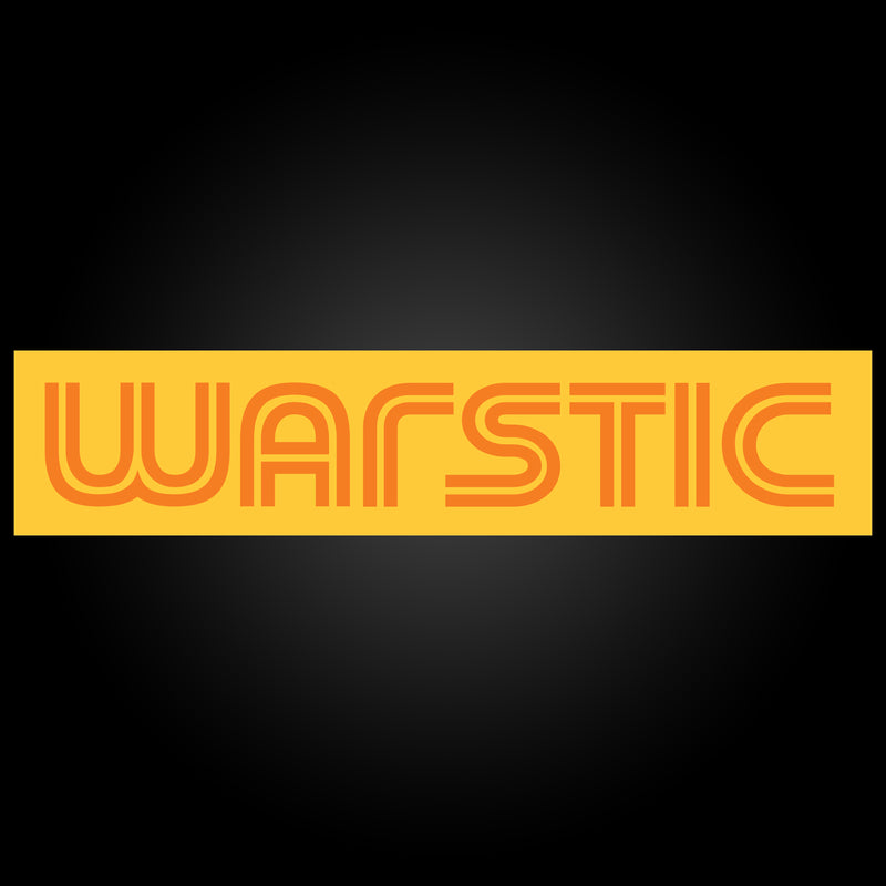 WARSTIC (YELLOW/ORANGE) STICKER