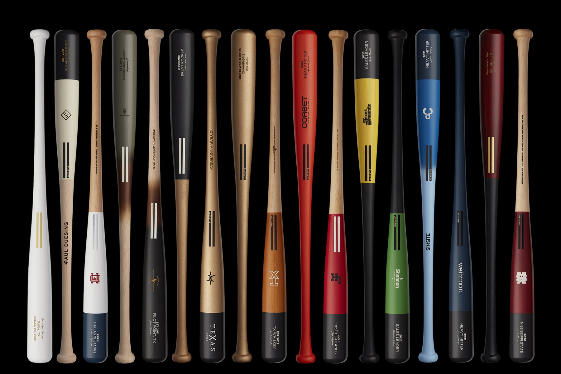 BUILD A TROPHY, AWARD, OR PROMOTIONAL CUSTOM WOOD BAT