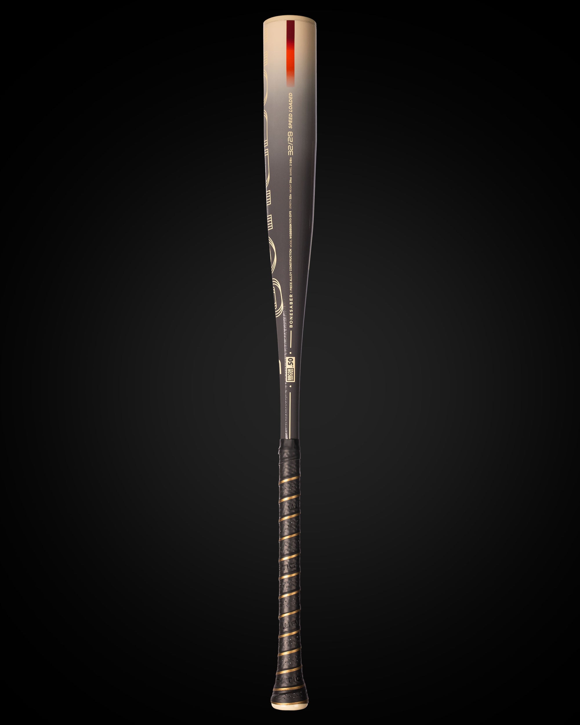 2024 BONESABER GRAY SMOKE BBCOR METAL BASEBALL BAT