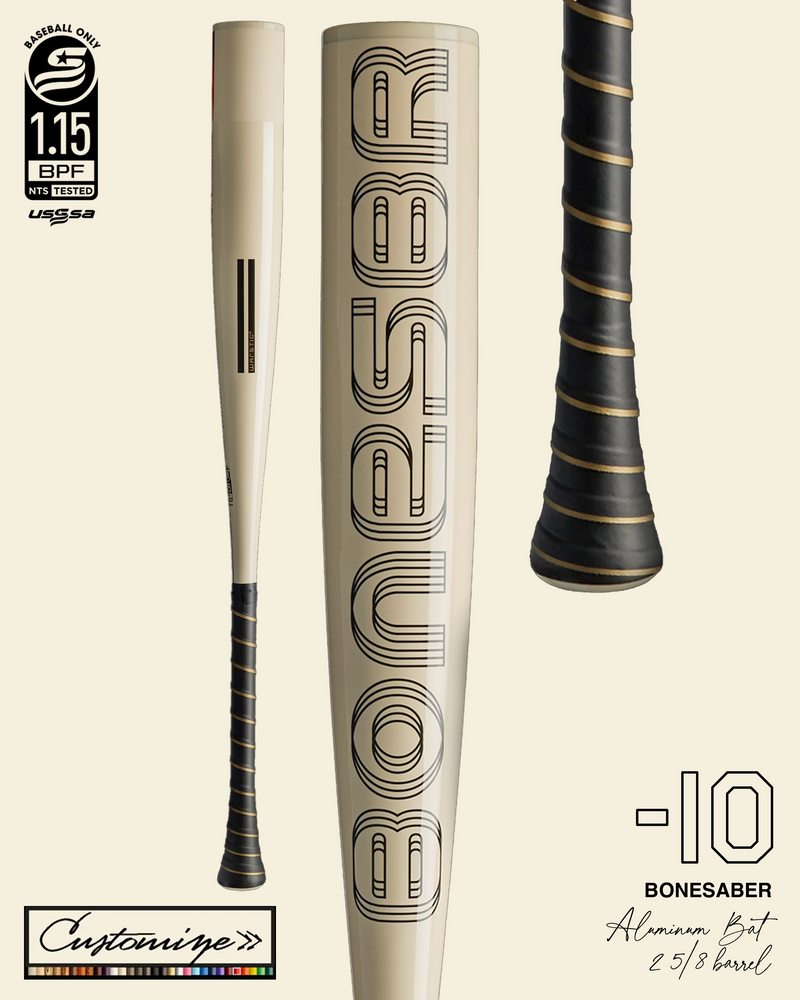 2024 CUSTOM BONESABER USSSA METAL BASEBALL BAT