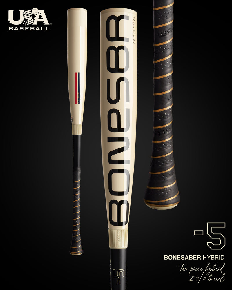 2025 BONESABER HYBRID USA METAL BASEBALL BAT -5