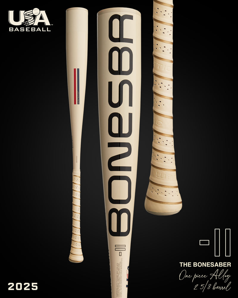 2025 BONESABER USA METAL BASEBALL BAT -11 in Slide 1