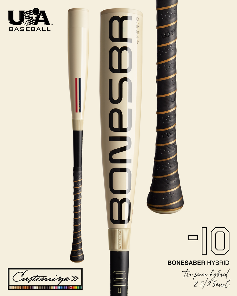 2025 CUSTOM BONESABER HYBRID USA METAL BASEBALL BAT