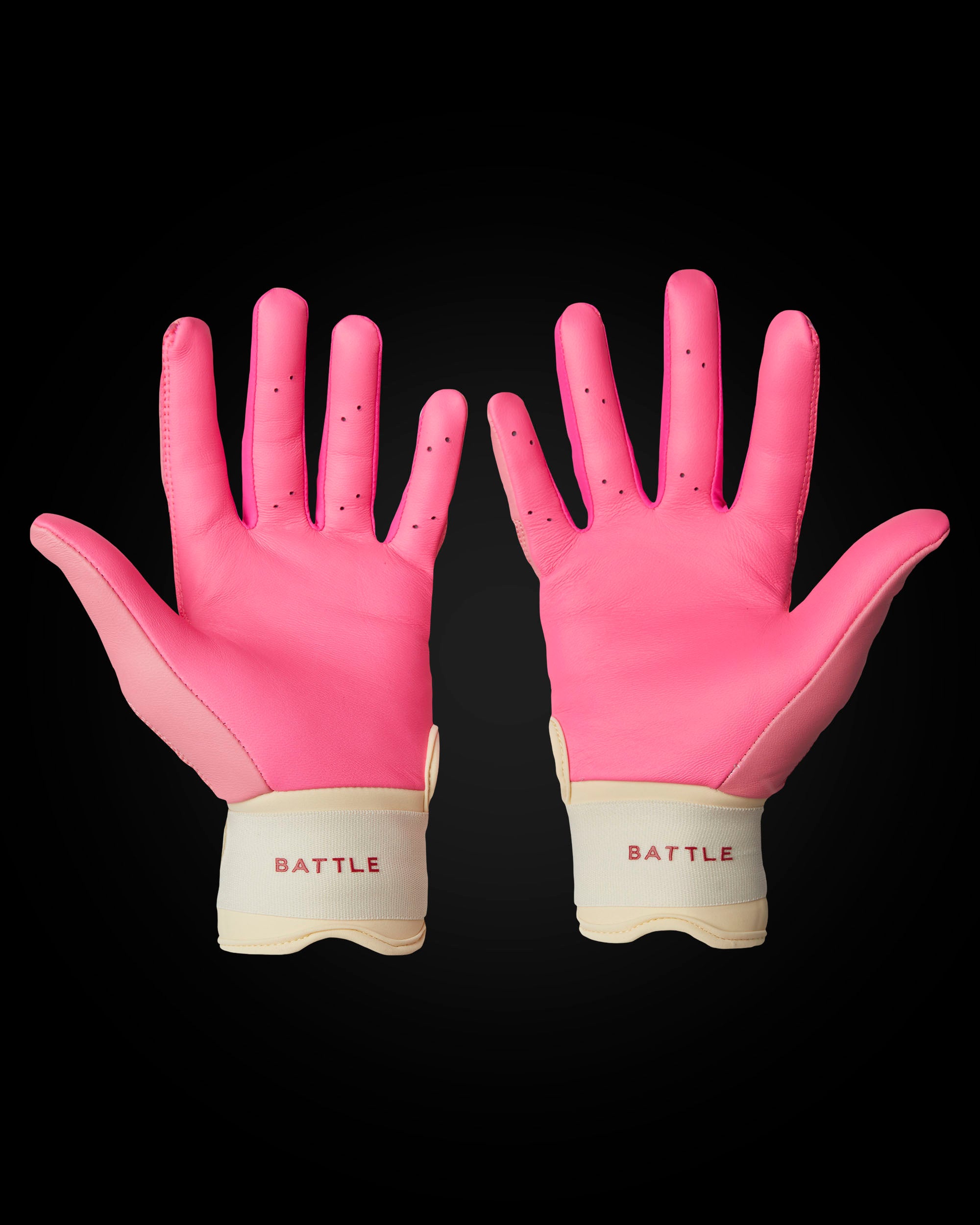 IK3 PRO CABRETTA LONG CUFF BATTING GLOVES "BATTLEROSA"